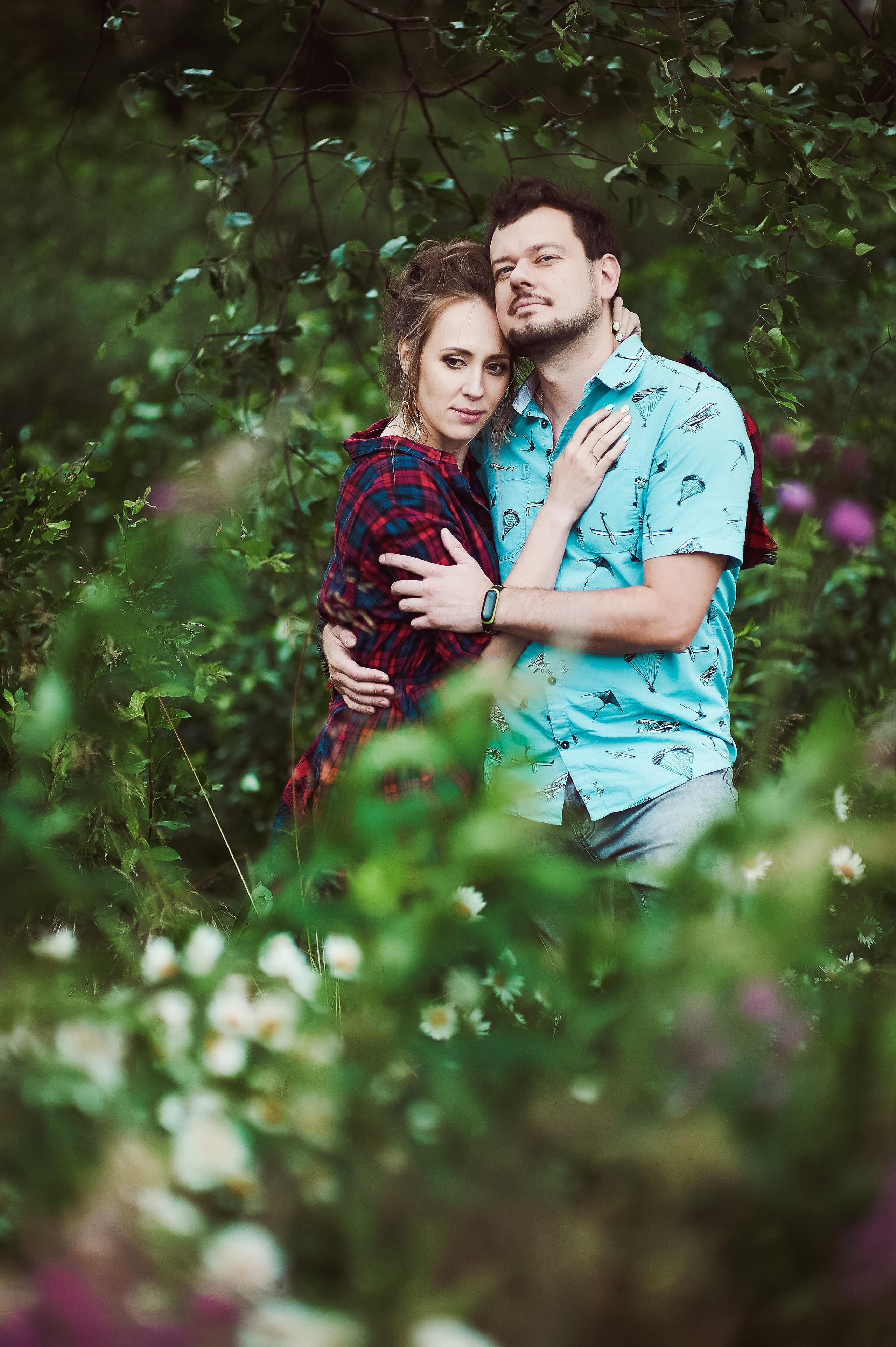 Александра и Вячеслав (фотосессия Love story на природе). Портретный, семейный и свадебный фотограф в Санкт-Петербурге и в Пушкине Ширяев Денис