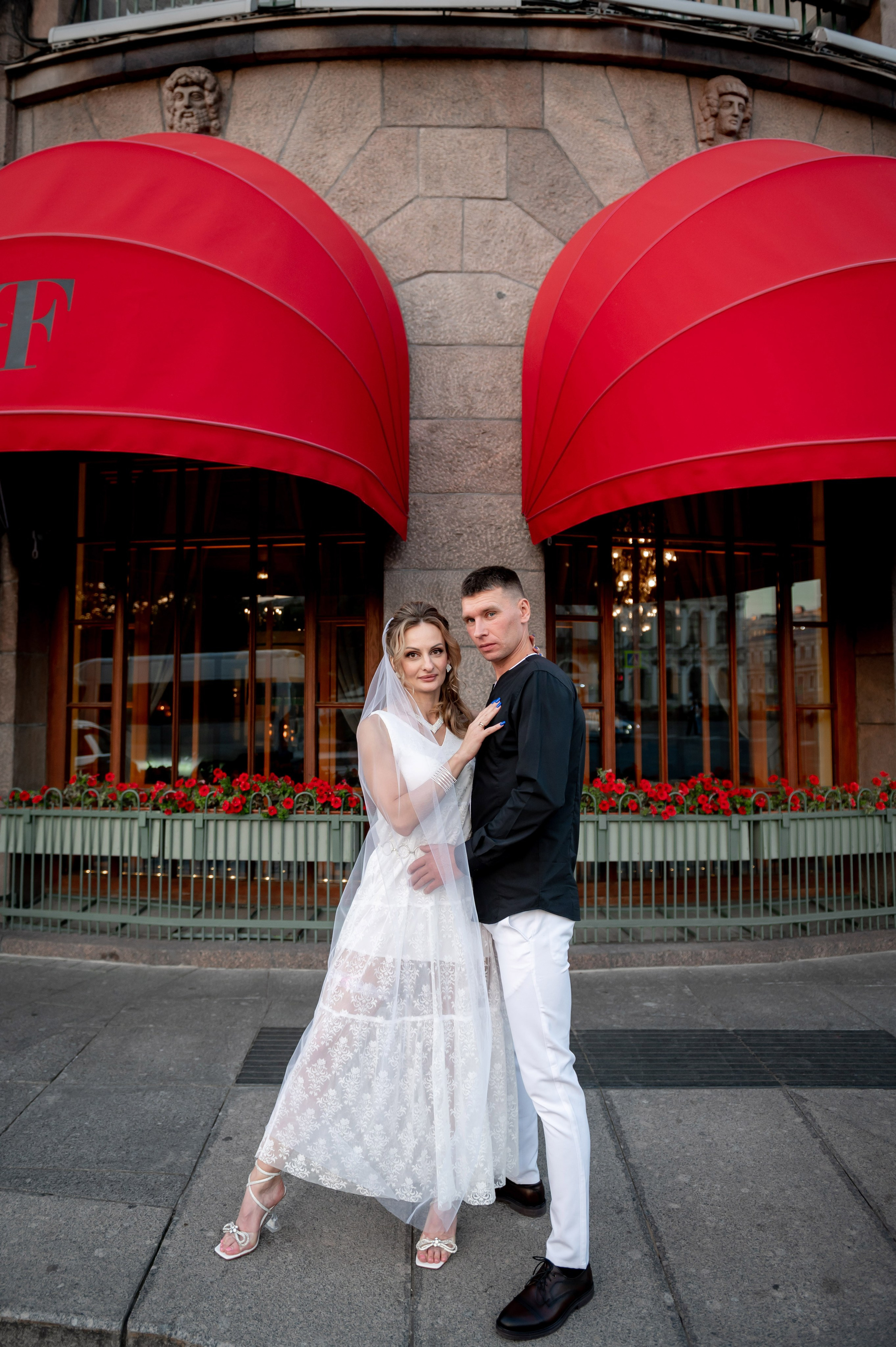 Екатерина и Андрей (свадебная фотосессия в вечернем Петербурге). Портретный, семейный и свадебный фотограф в Санкт-Петербурге и в Пушкине Ширяев Денис