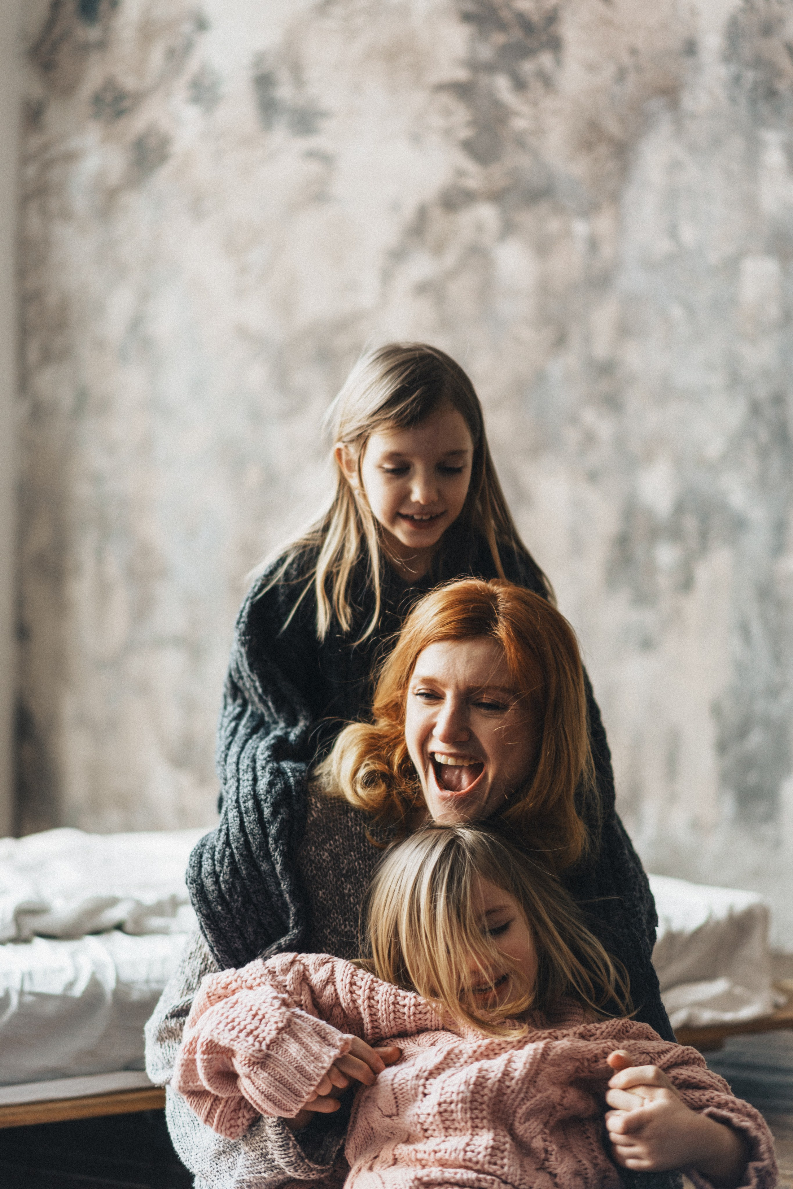 Наташа и девочки в проекте «Хочу как мама». Семейный и детский фотограф и видеограф в Москве, Серпухове и Тарусе Валерия Сорокина