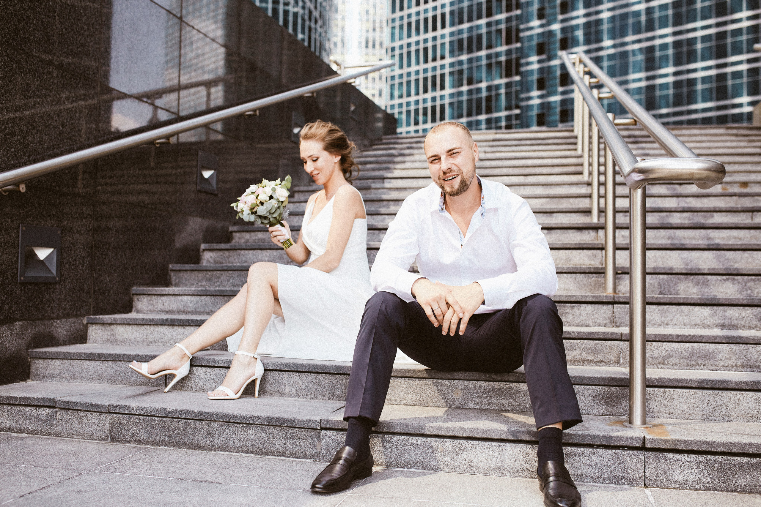 Свадьба в Сити. Портретный фотограф в Москве Мария Варлей