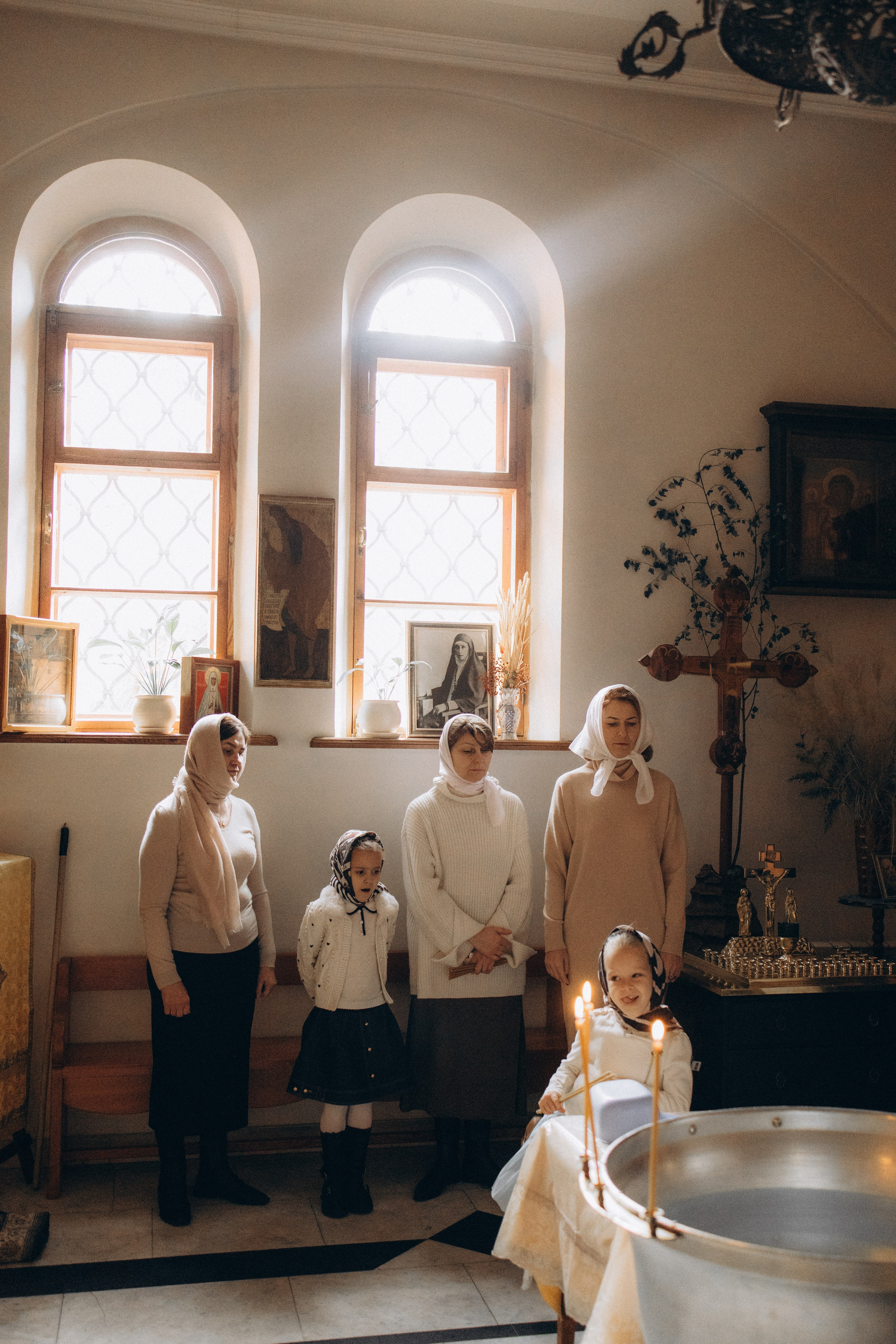 Крещение Надежды. Семейный фотограф Москва Наталия Осьмакова