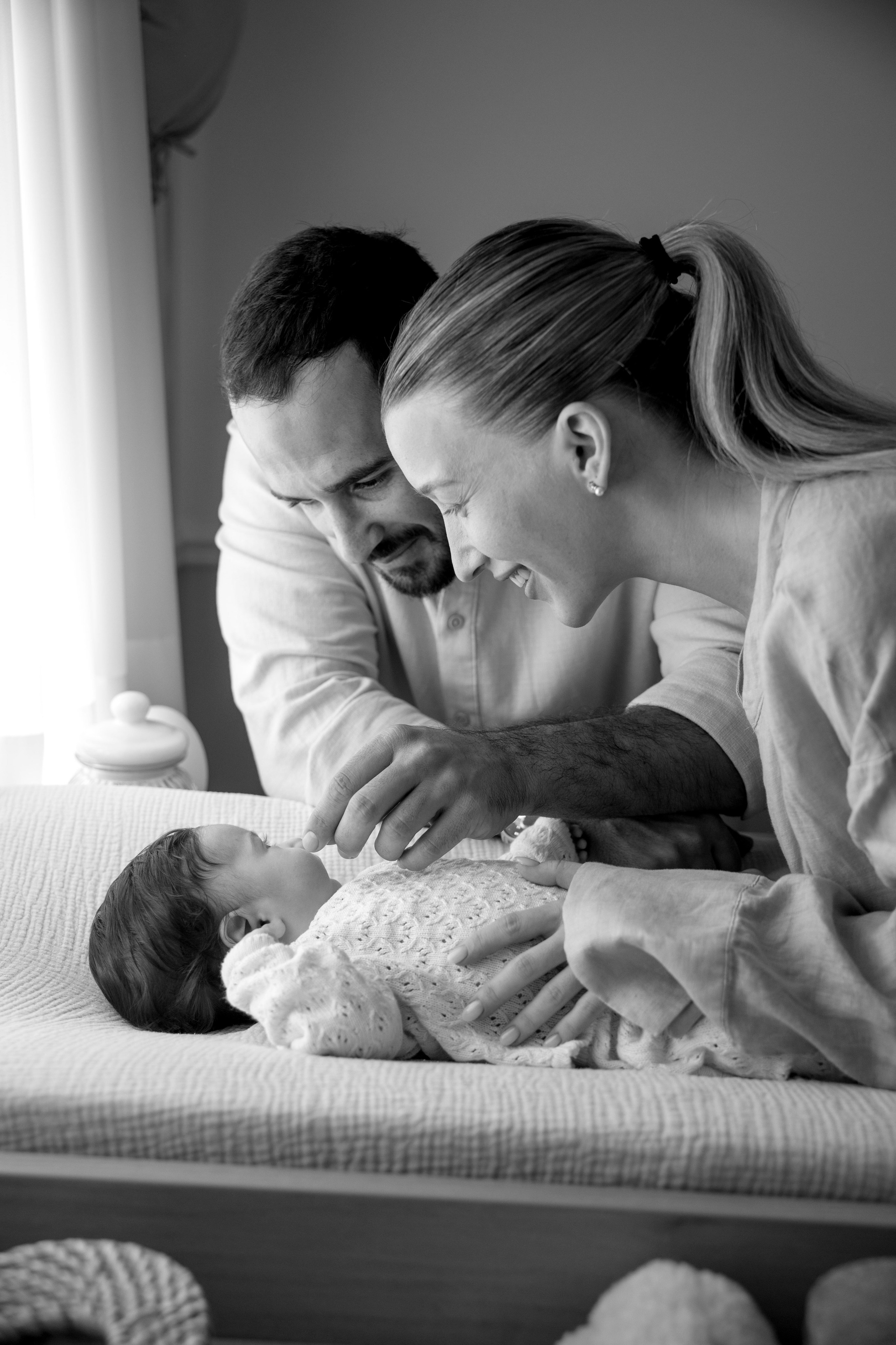 New born family photoshoot at home. Wedding and family photographer