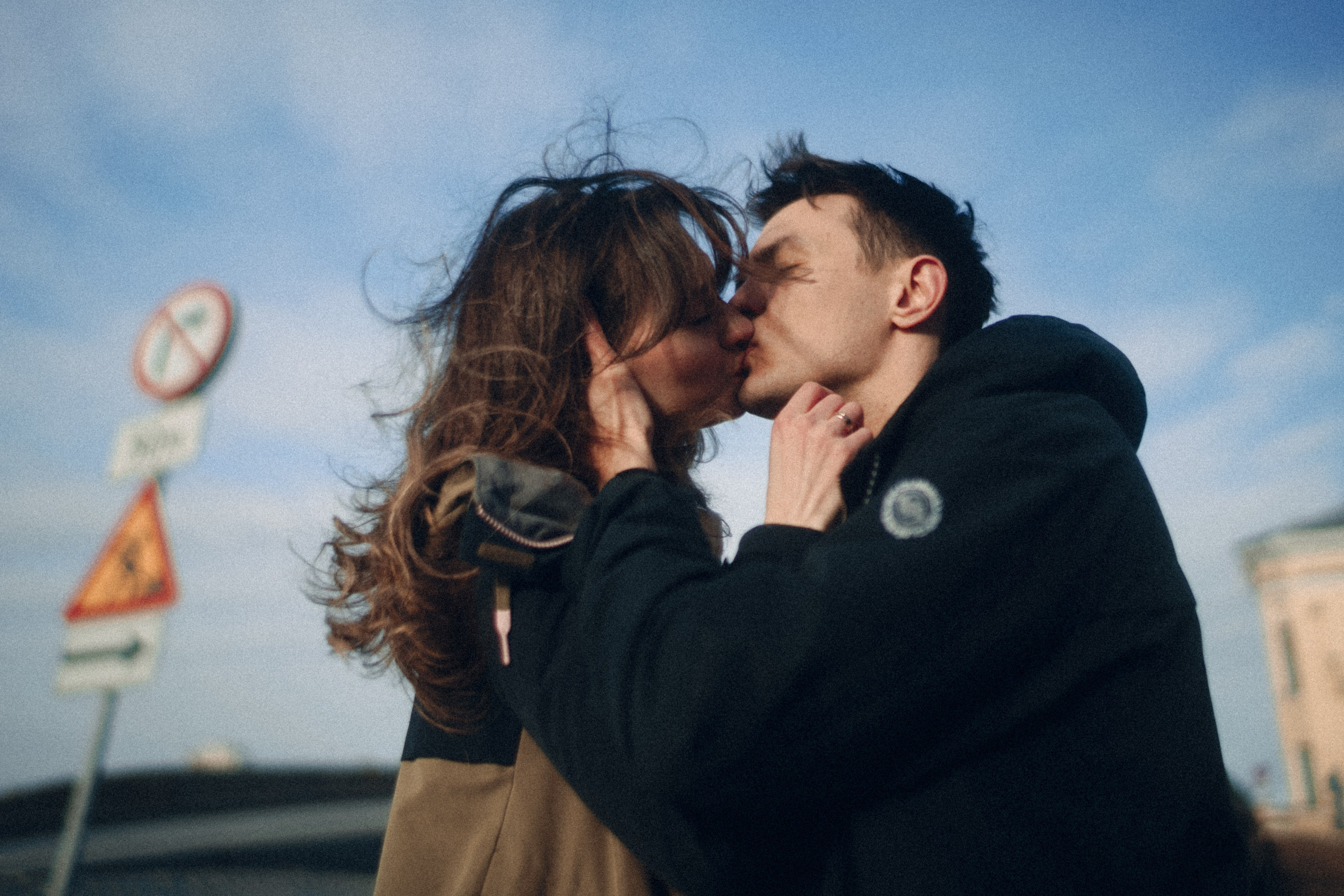 Любовная фотосъёмка на улицах в Петербурге