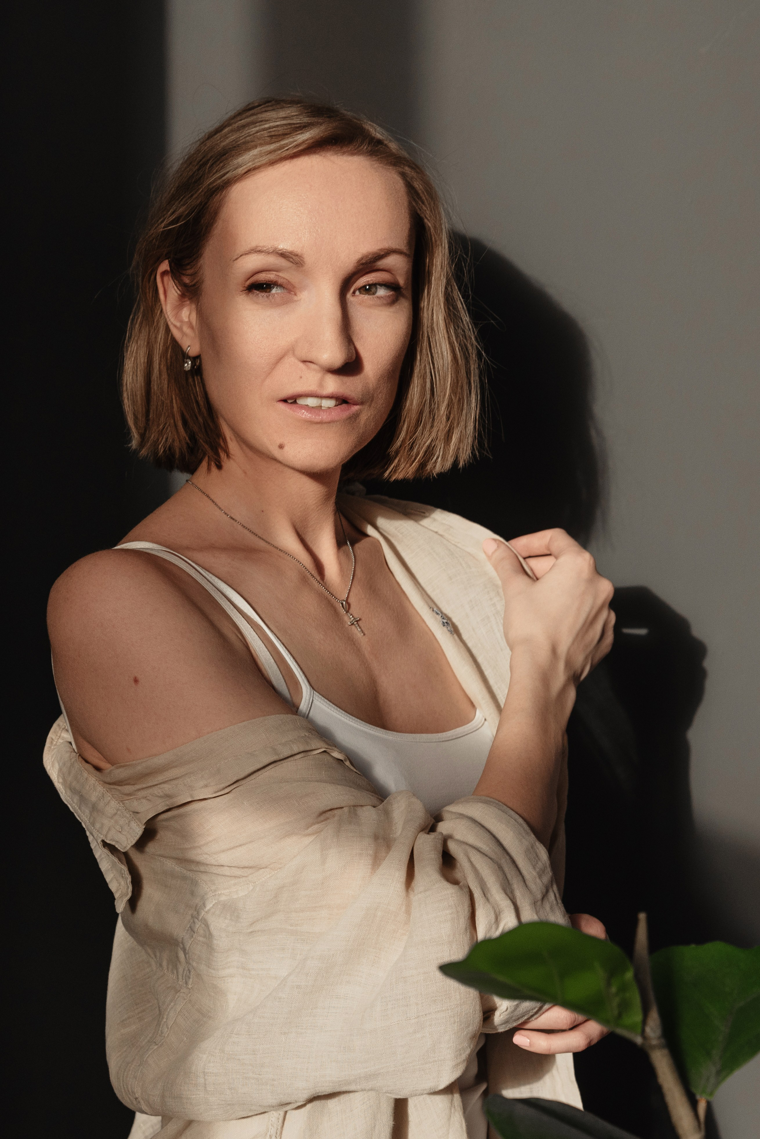 Женский портрет, студийная съемка.