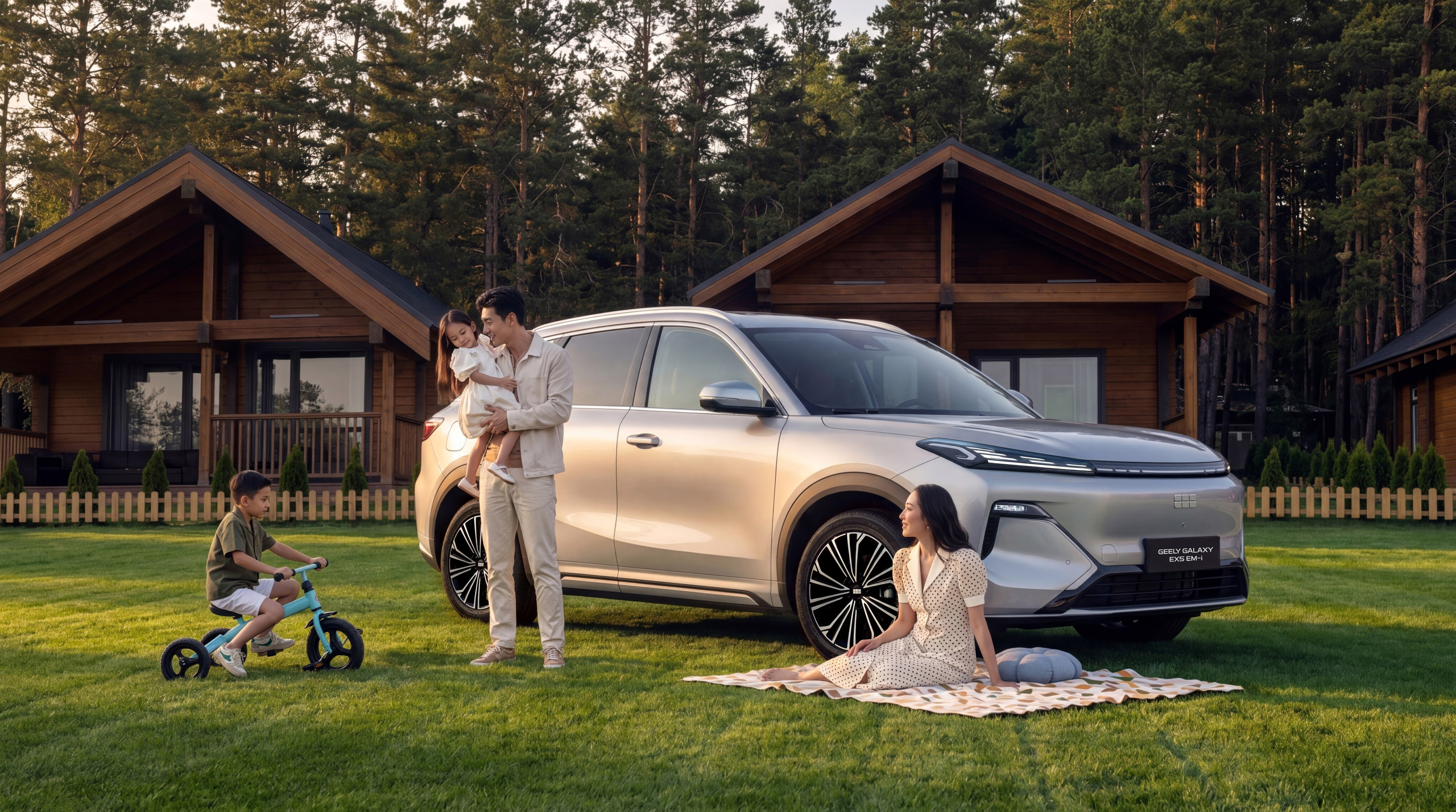 Geely Galaxy EX5 EM-i. Чен Станислав | Автомобильный фотограф | Алматы, Казахстан