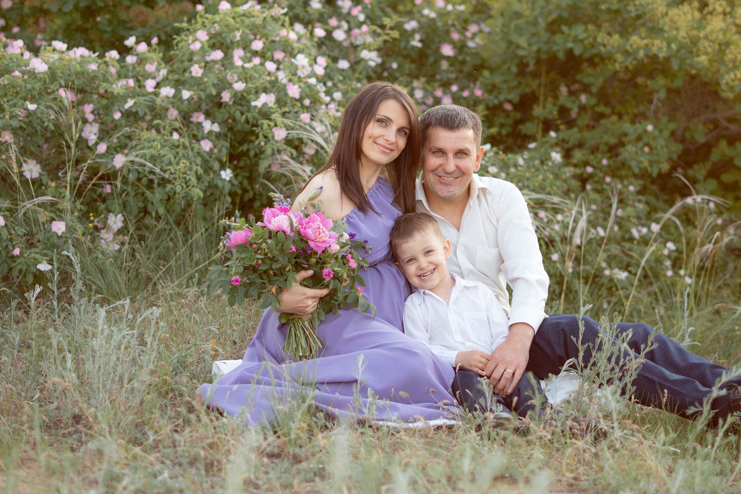 Фиолетовый закат. Семейный и свадебный фотограф Адыгея Краснодар