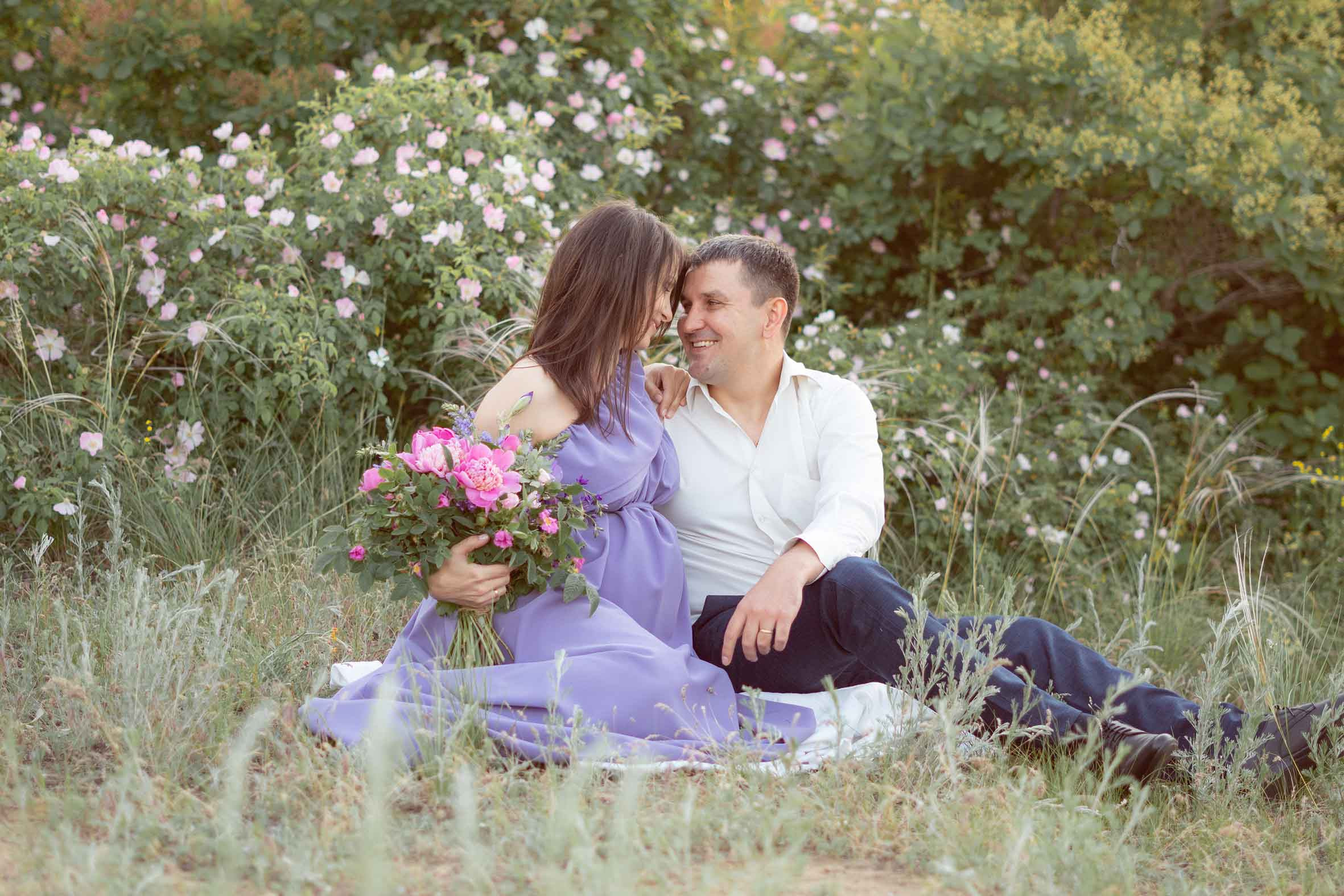 Фиолетовый закат. Семейный и свадебный фотограф Адыгея Краснодар