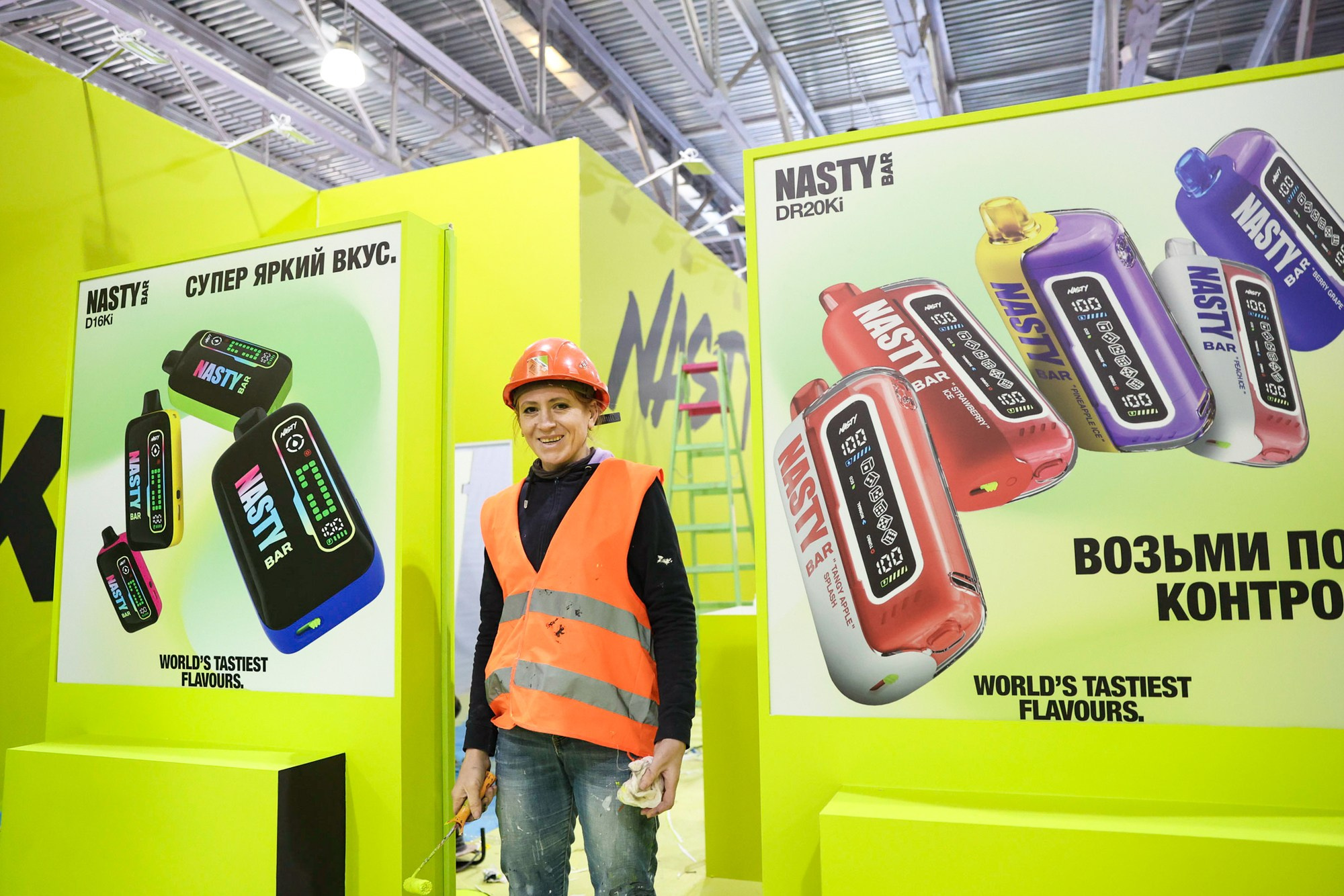 Застройка Vape Club Show. Фотограф Дарья Попова