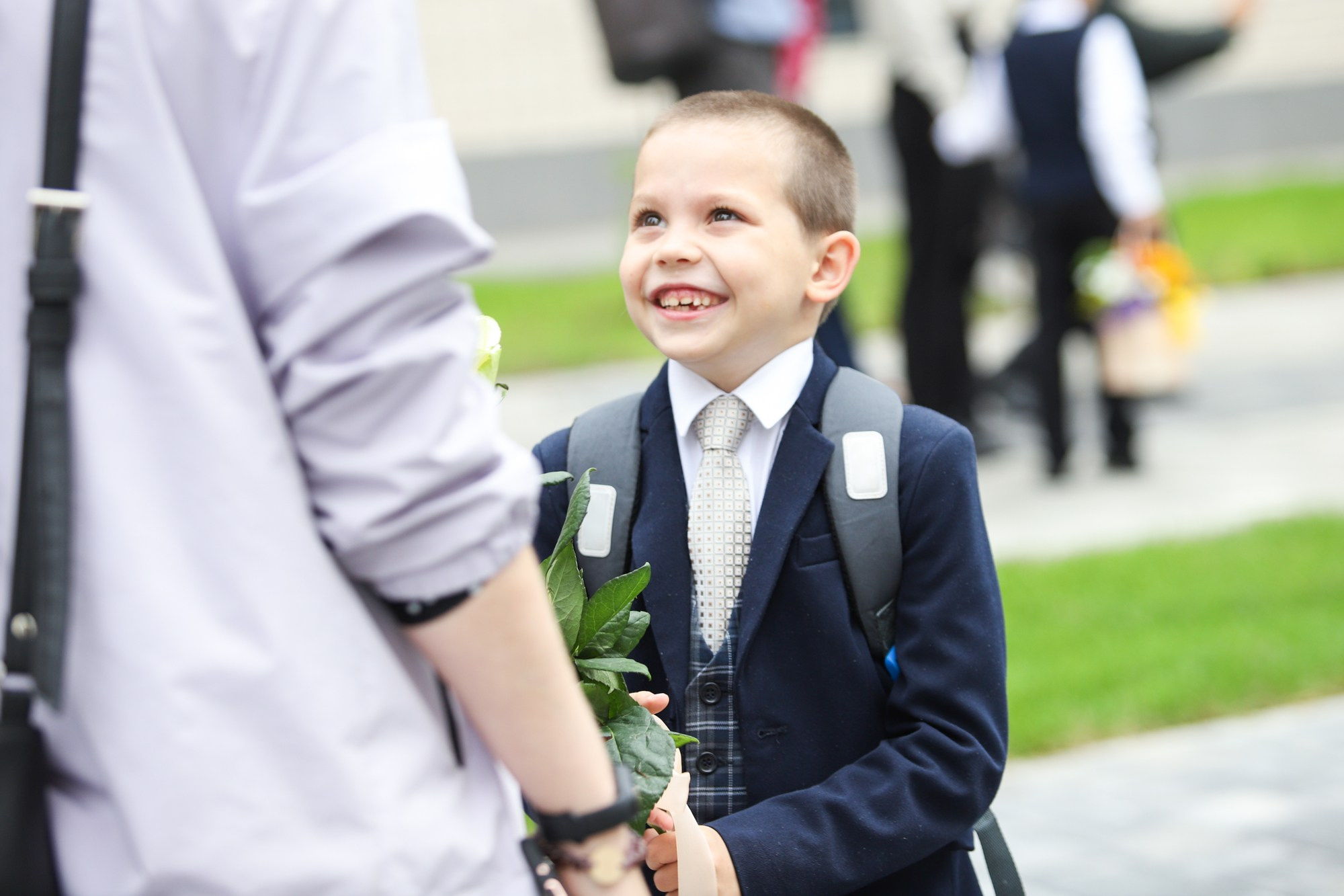 1 сентября в школе № 104. Фотограф Дарья Попова