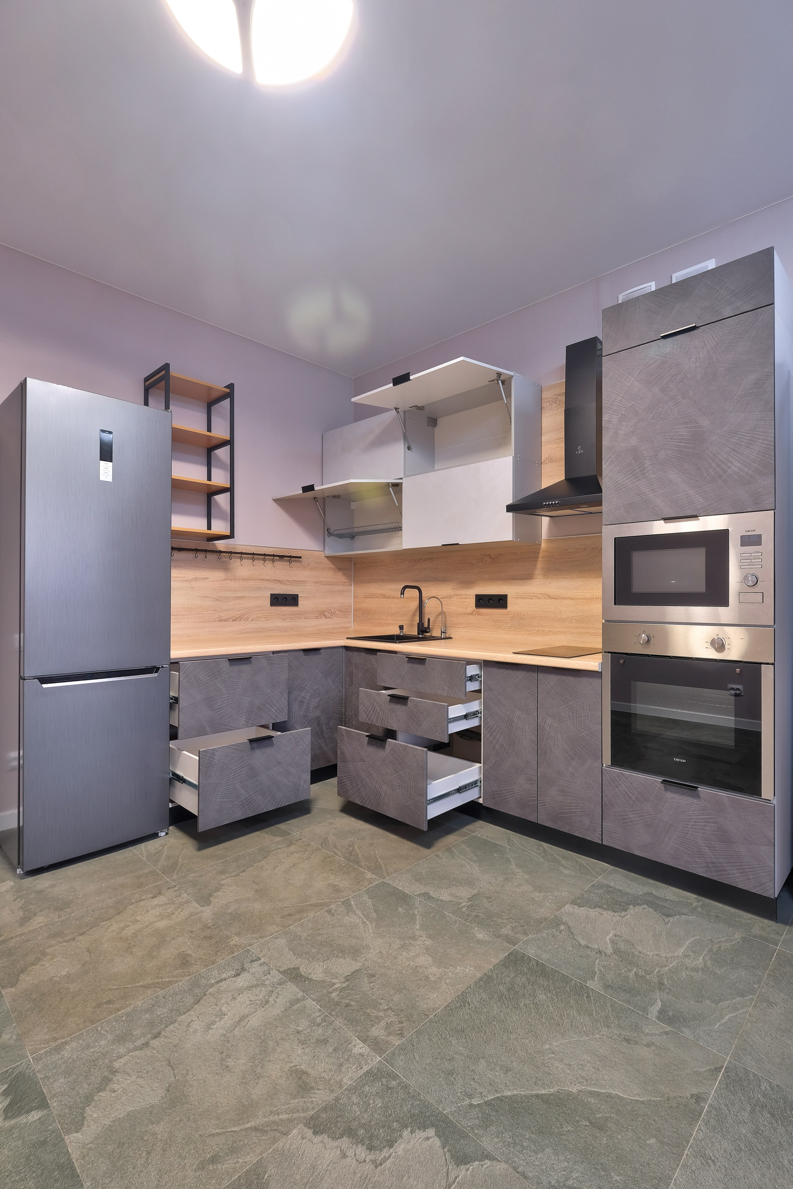 Съемка кухонного гарнитура после установки. Свадебный и репортажной фотограф Денис Ожигин в Краснодаре и Краснодарском крае