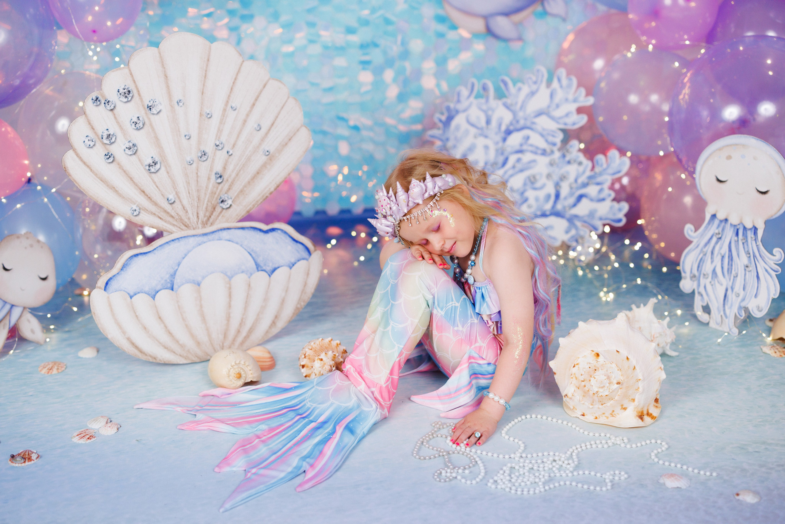 Детская фотосессия в образе «РУСАЛОЧКА», город Краснодар. Семейный и детский фотограф в Краснодаре Анна Трашкова