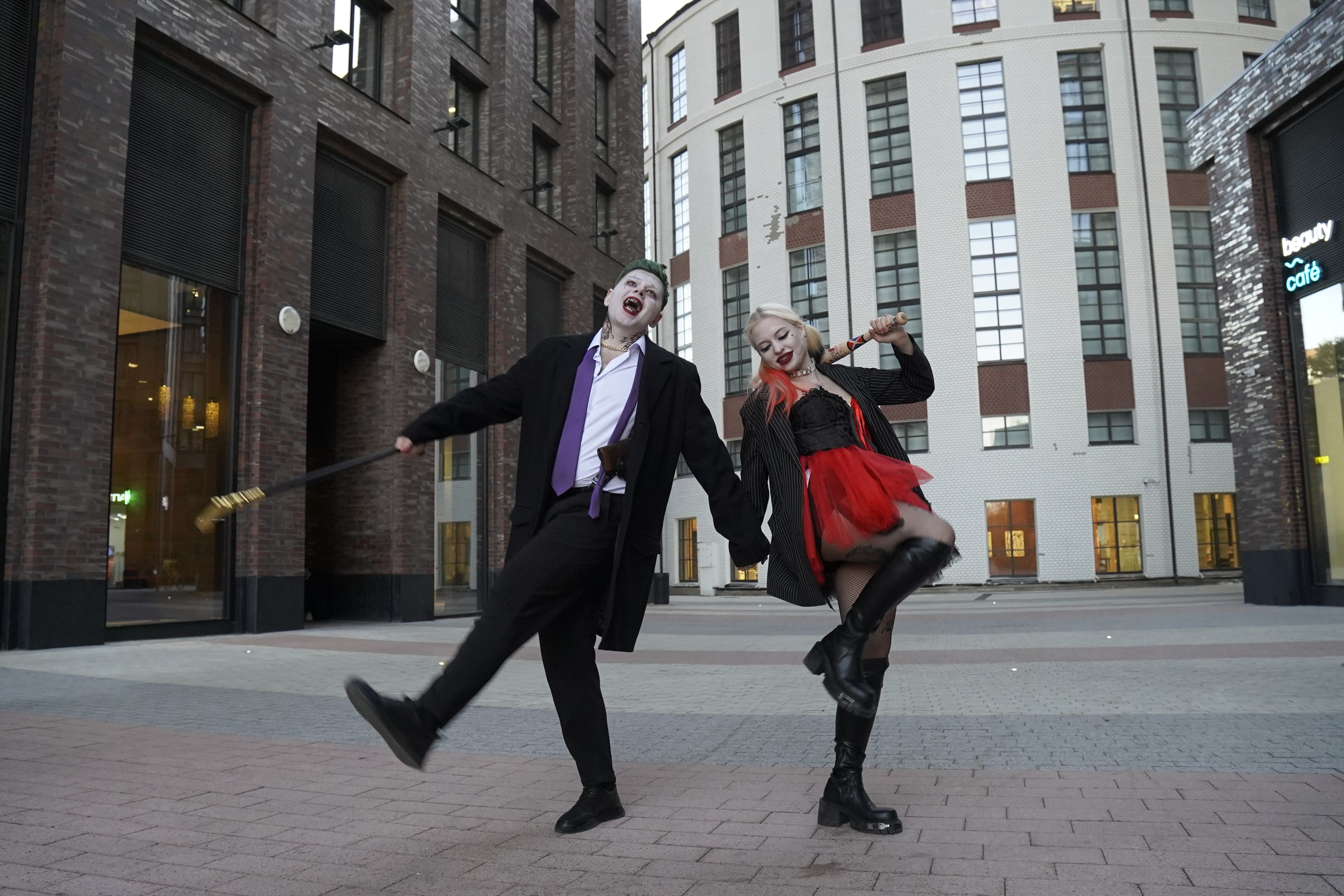 Харли и Джокер. Фотограф и видеограф Елена Суетенкова, Создание ярких воспоминаний о важных событиях. Москва, Россия, Мир