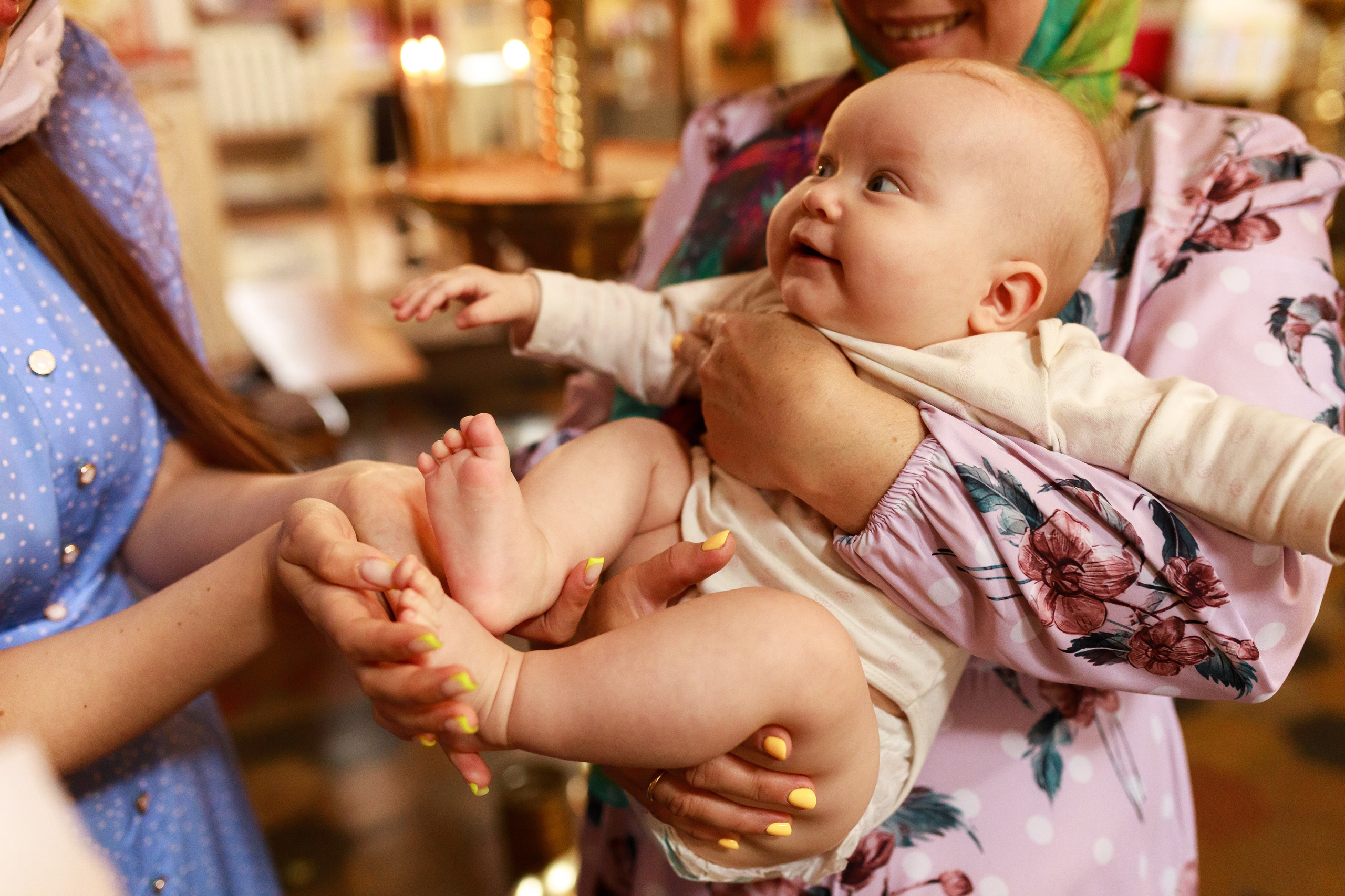 Крещение Ульяши. Фотограф Тверь. Свадебные, семейные, индивидуальные фотосессии