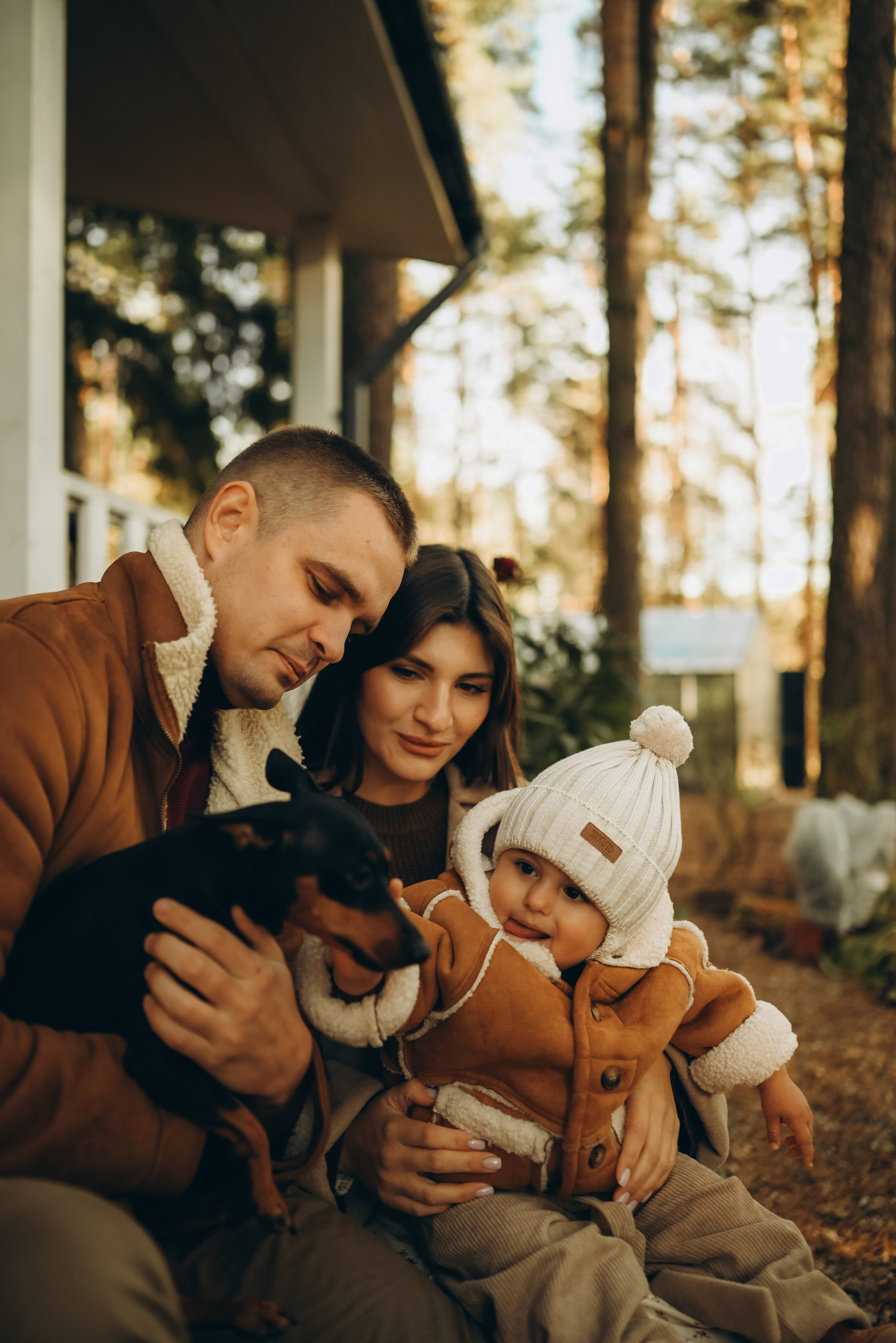 Дача осенью. Семейный фотограф в Москве Люберцах Ирина Вронская