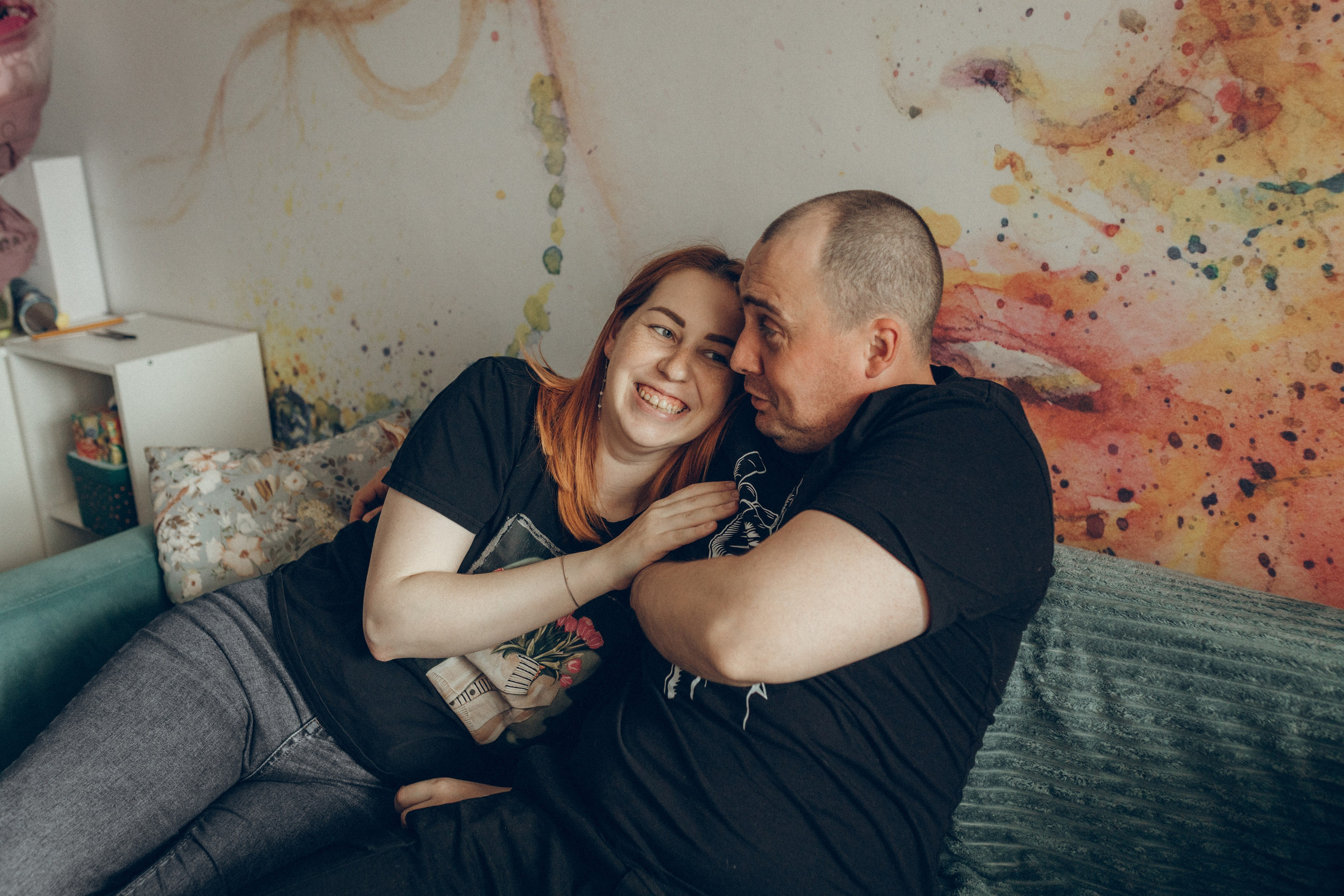 Света, Женя, Кирилл и Мышка. Семейный фотограф и фотограф на роды в Ростове-на-Дону Мухина Виктория