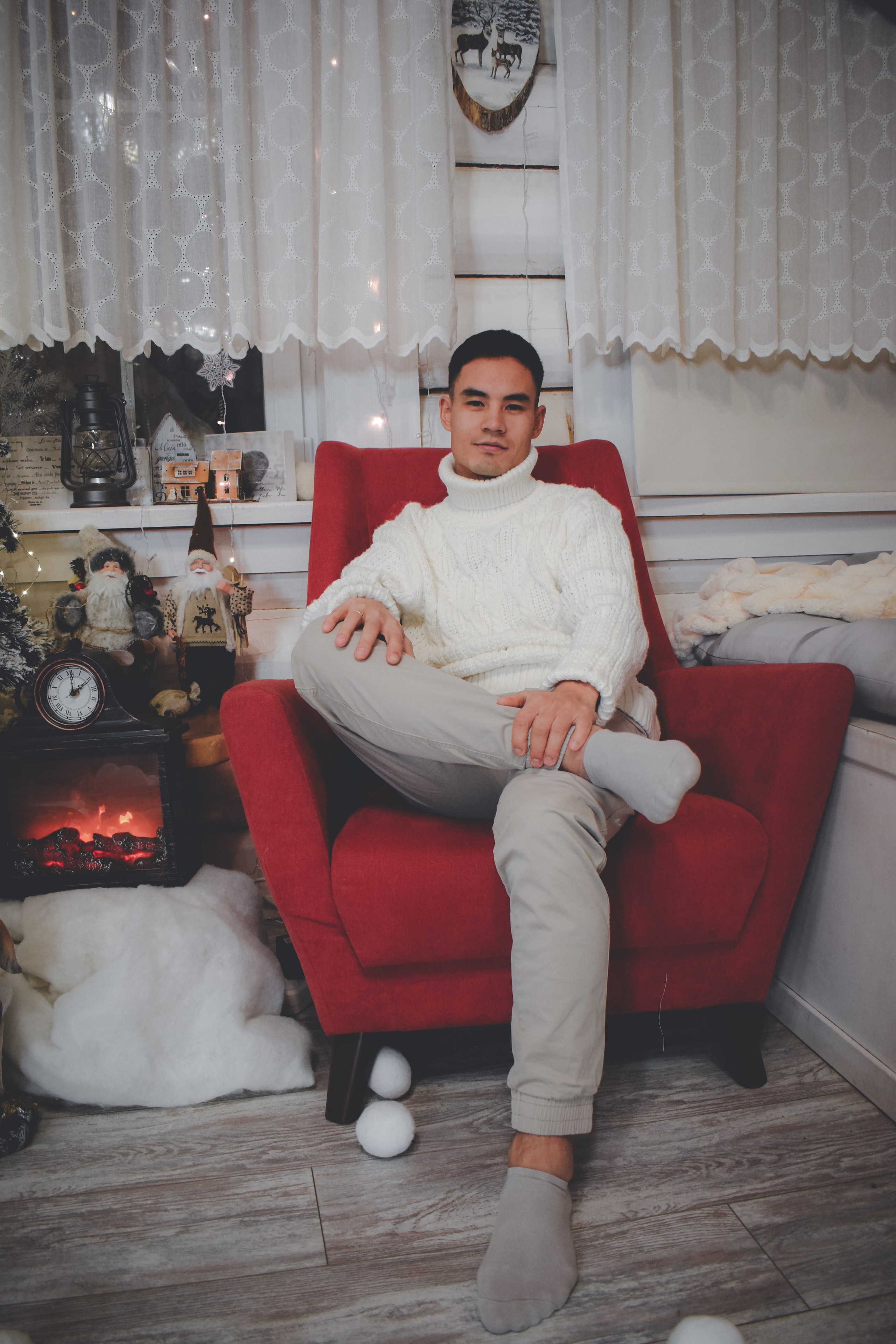 Нежная новогодняя серия (2023г). Фотограф Москва