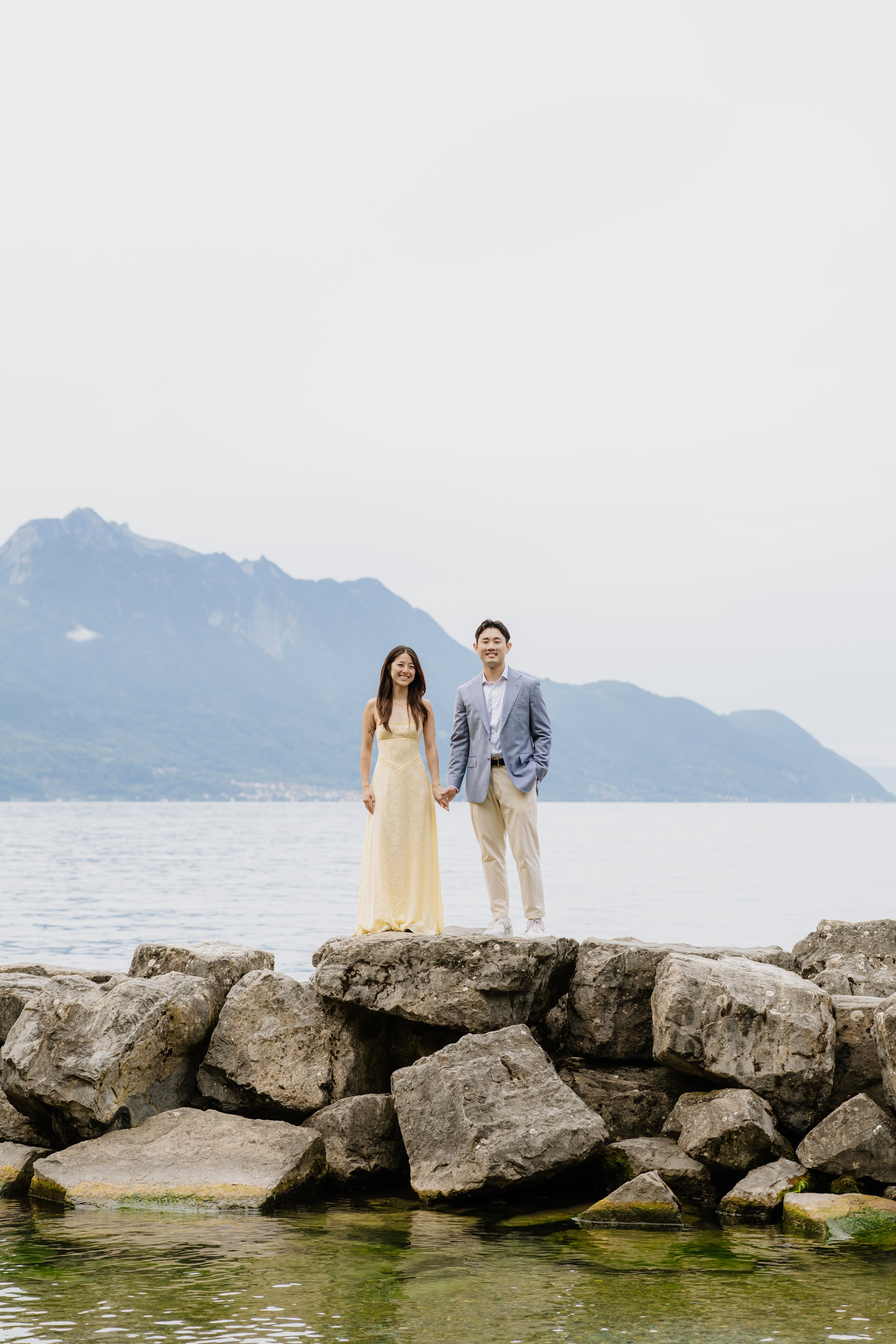 Kristi & Andy | Proposal Montreux. Professional Wedding Photographer Geneva & Romande Switzerland | Tanya Creator