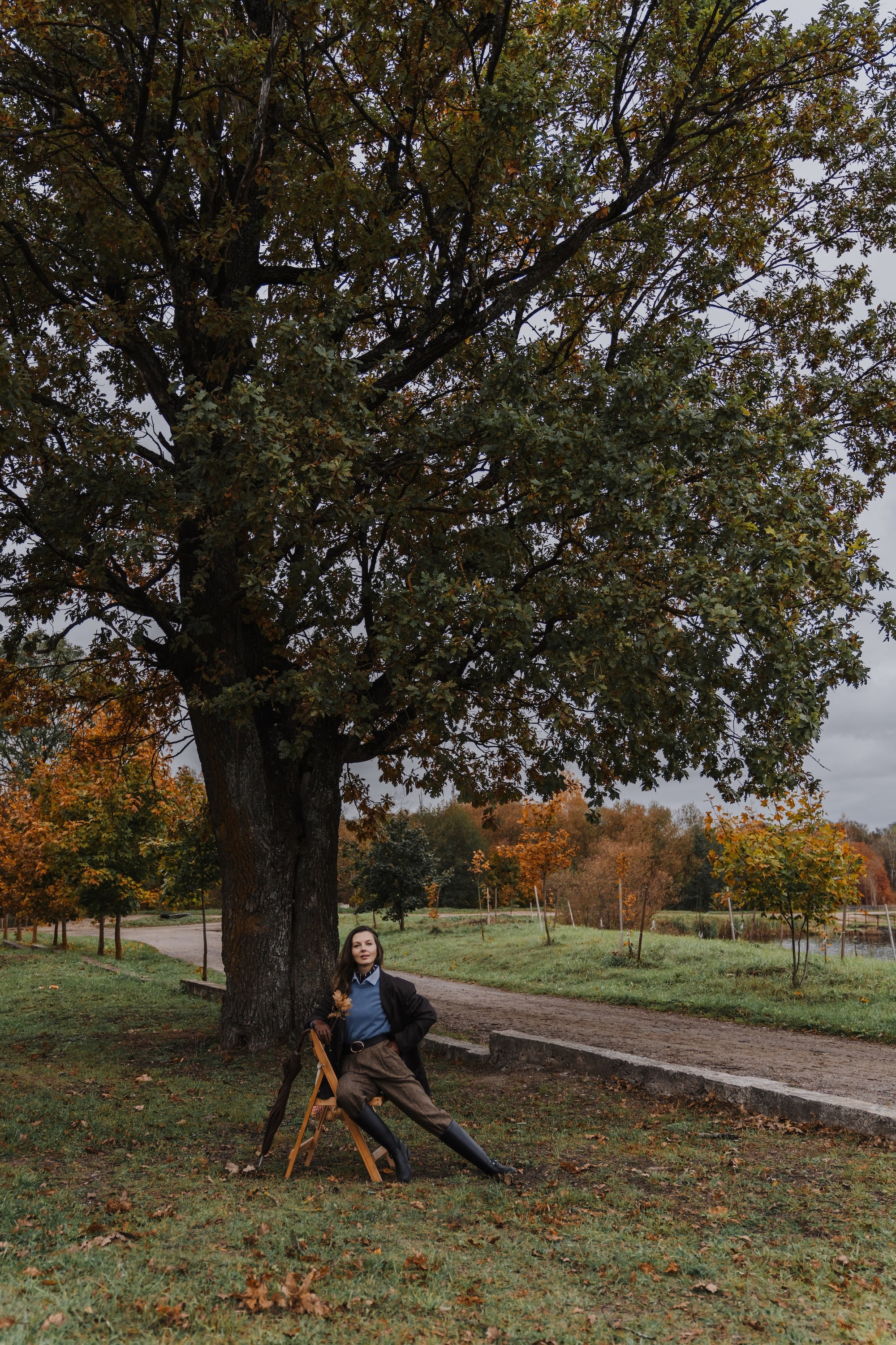 Юля. Осень, в британском стиле, Минск. Olga Modjaro