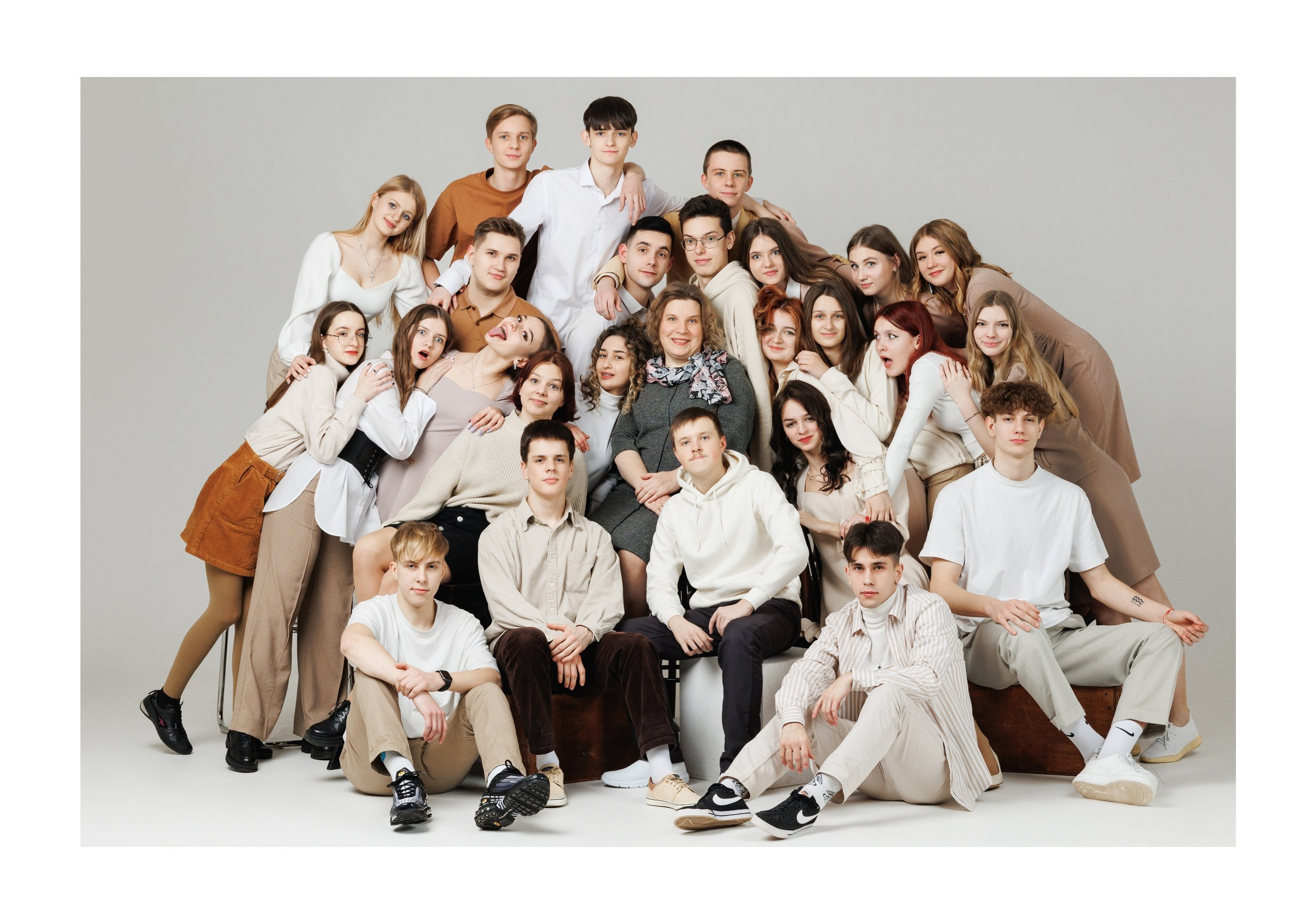 Общее фото «Все вместе» Одним кадром. Выпускные фотокниги, фотосъемка, видеосъемка в Челябинске и области