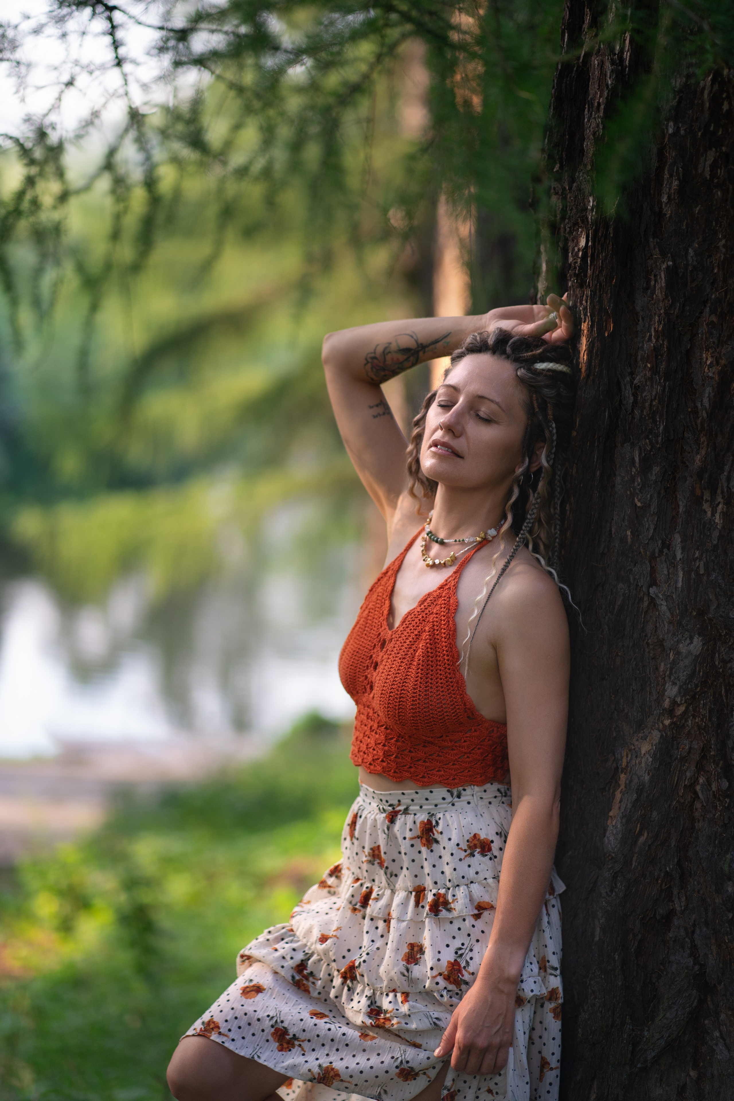 Анна —лесная нимфа. Фотограф Светлана Белоусова