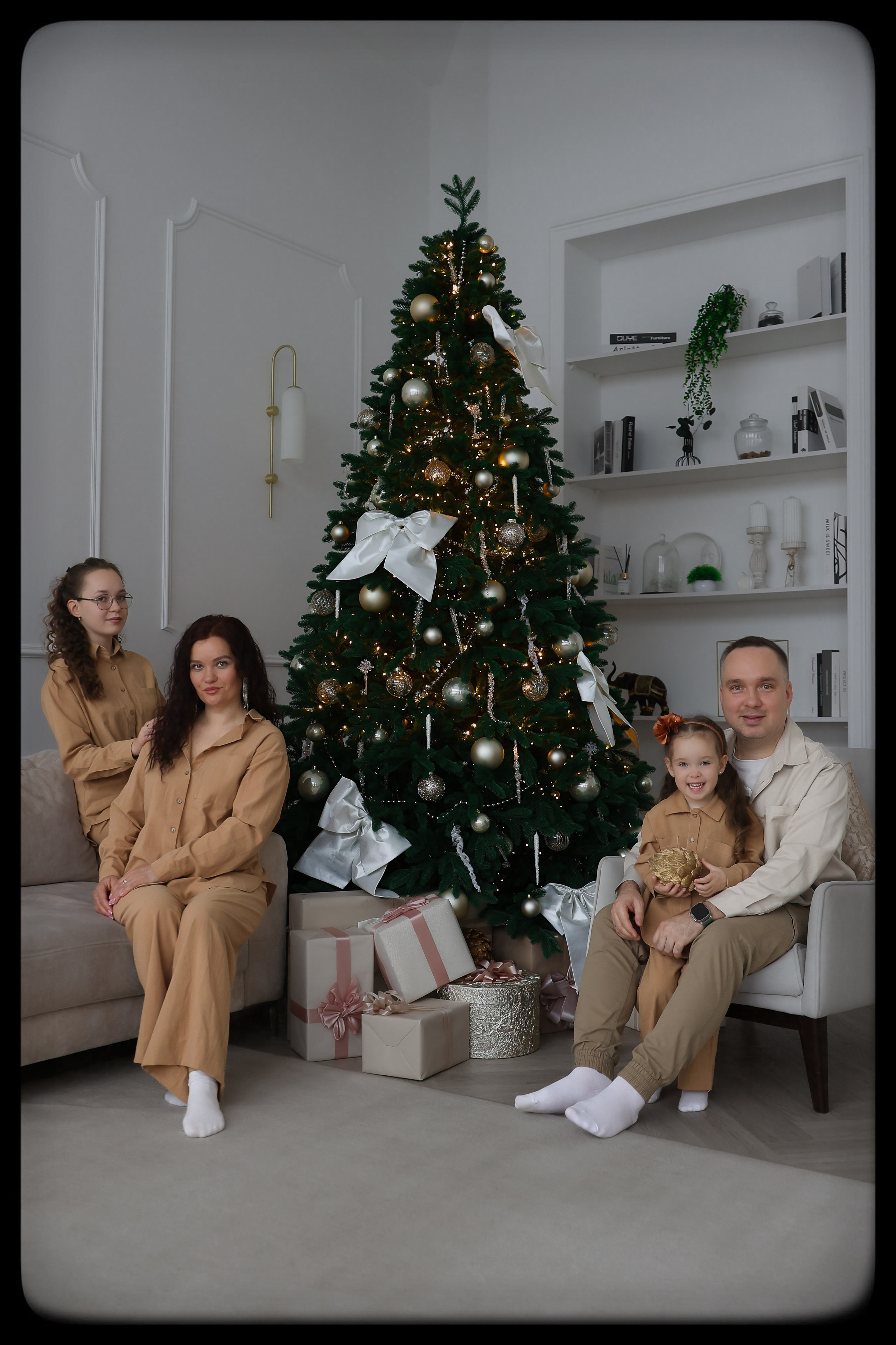 Новогодняя семейная фотосессия. Мария Чашина. Семейный и детский фотограф г. Москва