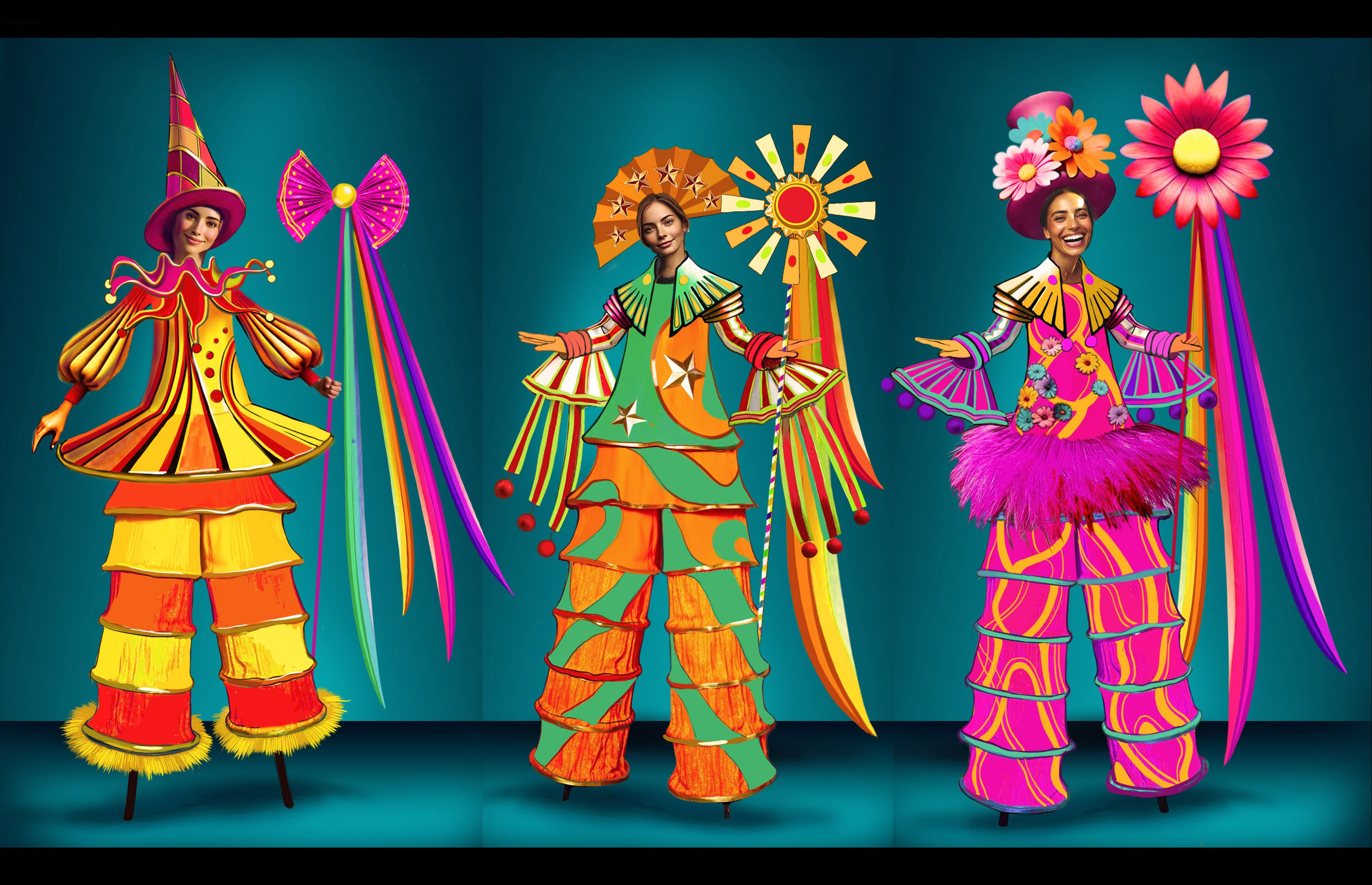 COSTUME DESIGN. Munina Dina. Set design portfolio