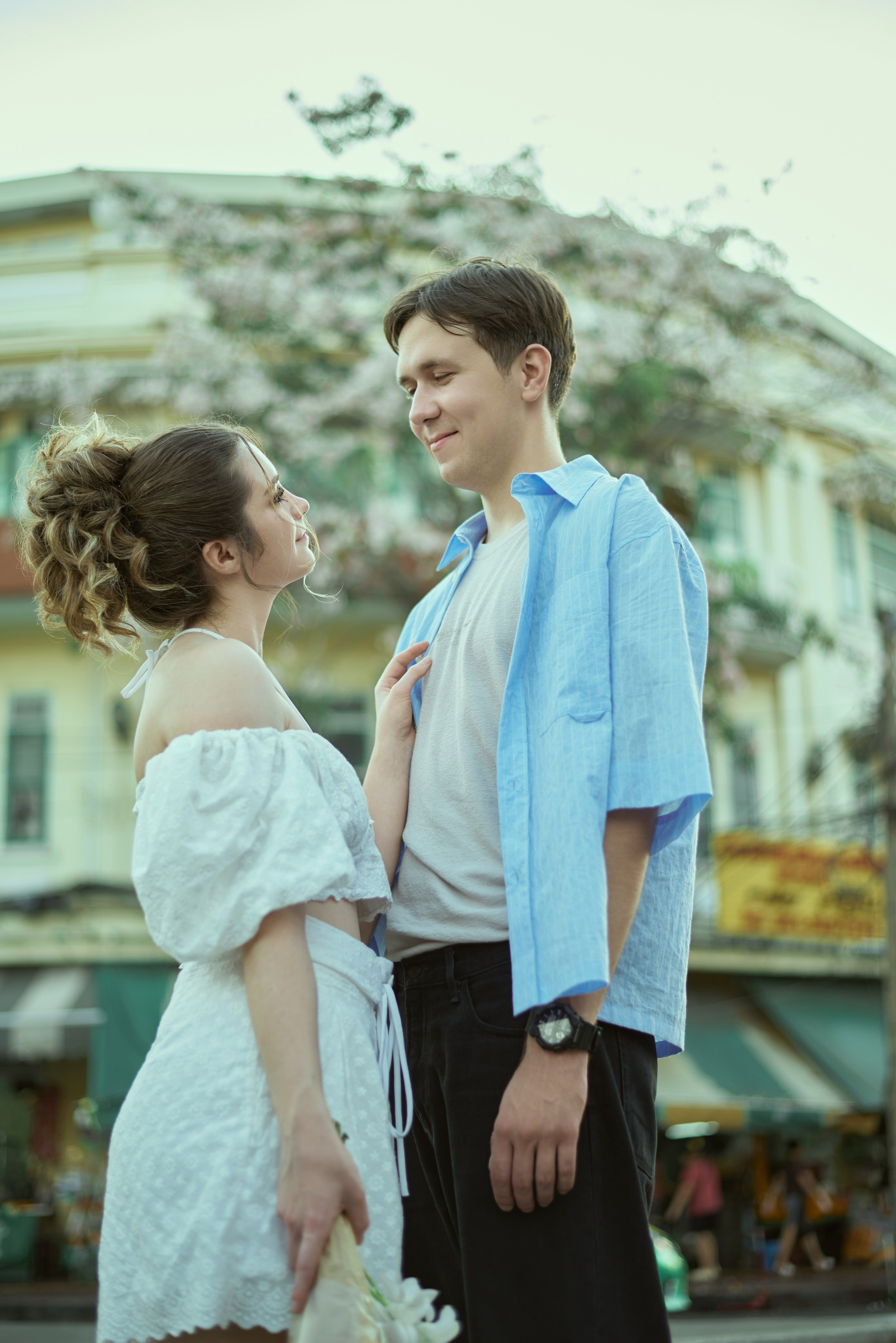 Lovestory photoshoot in Bangkok (story in Flowers market). Photographer Bangkok — Pattaya | фотограф Бангкок — Паттайа