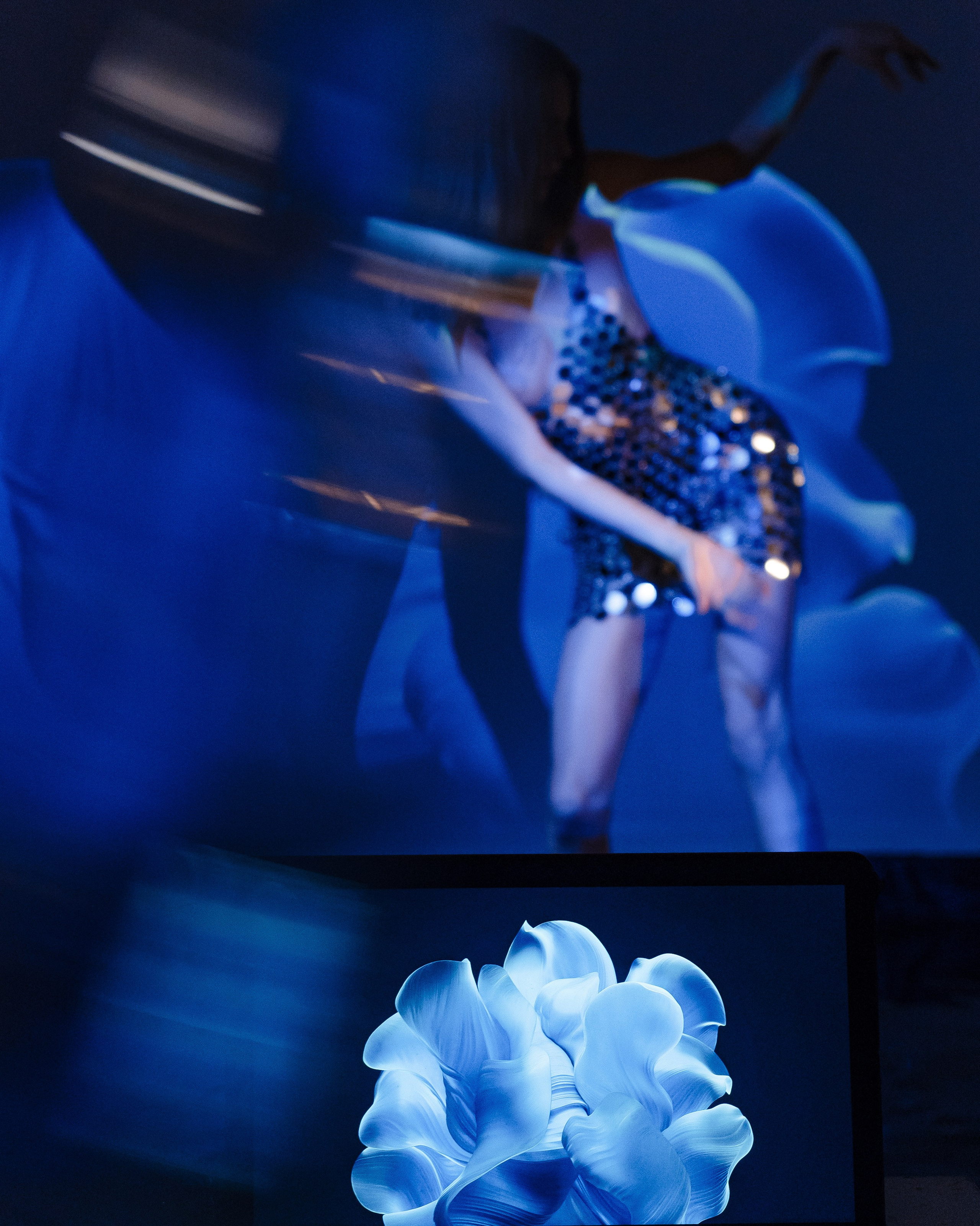 Мастер-класс по свету с бассейном и проектором. Фотограф Кристина Берг