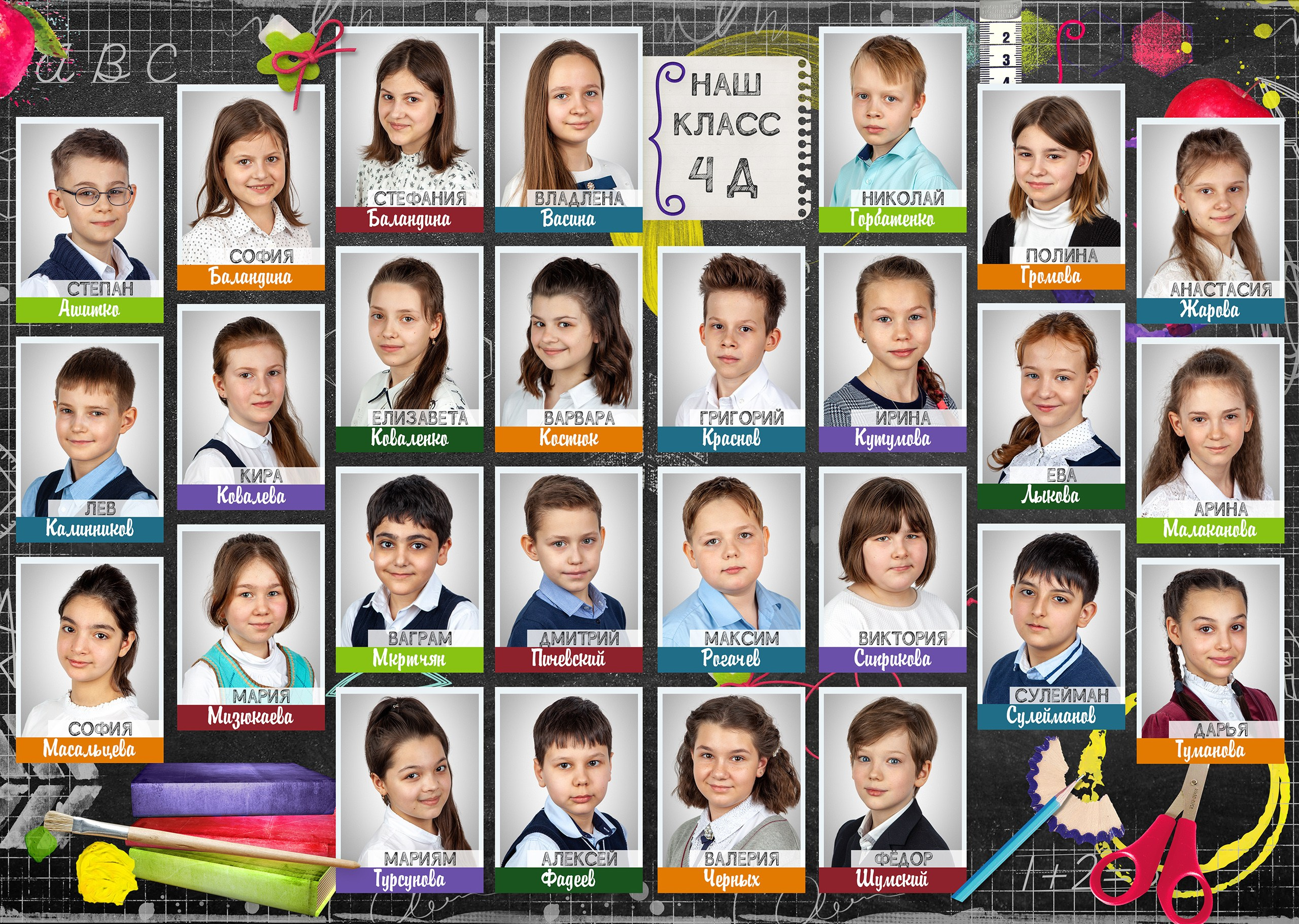 Выпускной альбом для 4 класса. Выпускные альбомы