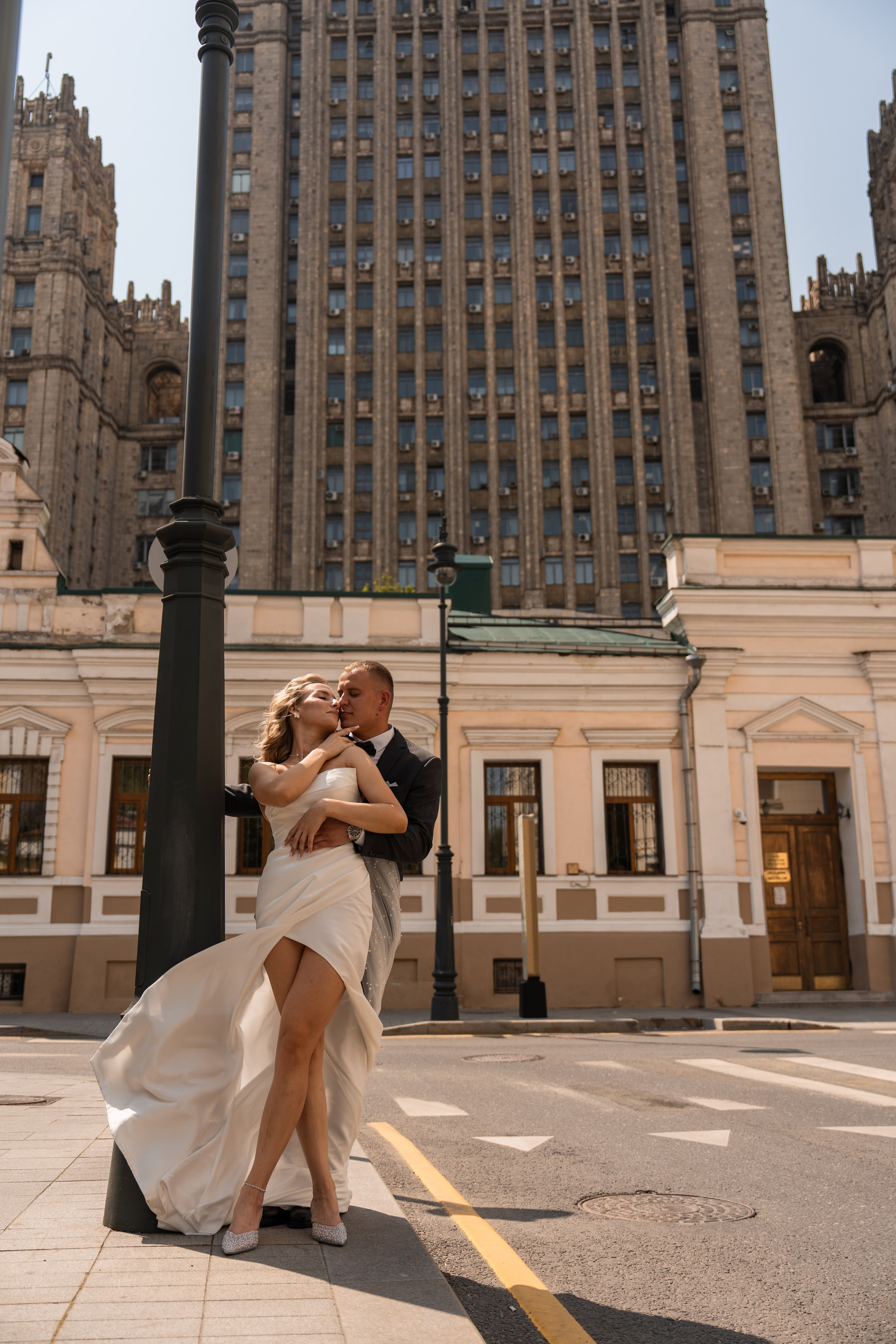 Свадебная фотосессия в Москве, регистрация в Кутузовском ЗАГСе Москва. Свадебный фотограф в Москве Анна Полушина