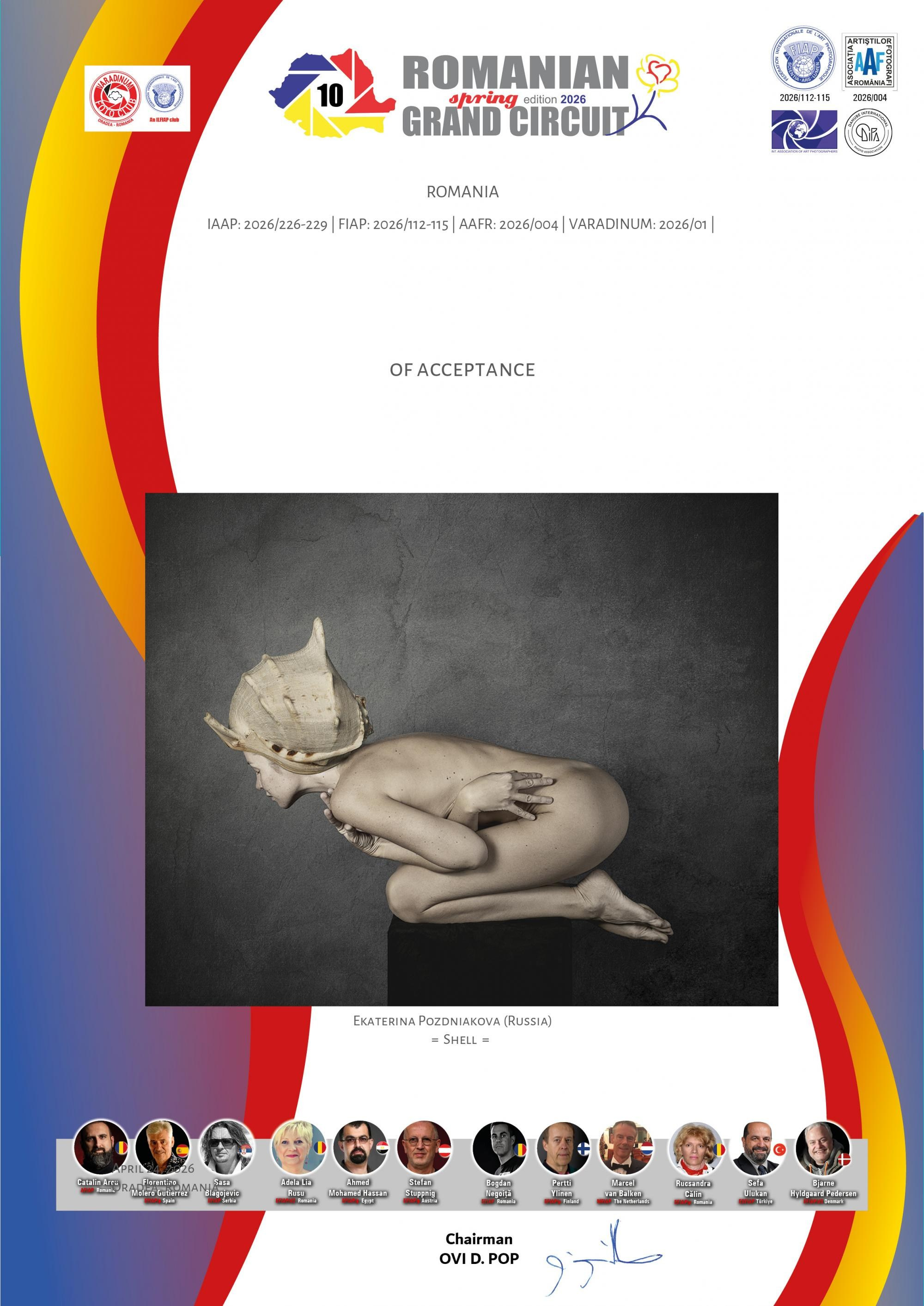 10th Romanian Grand Circuit 2026 — Spring Edition. Art Рhotographer Russia/Moscow