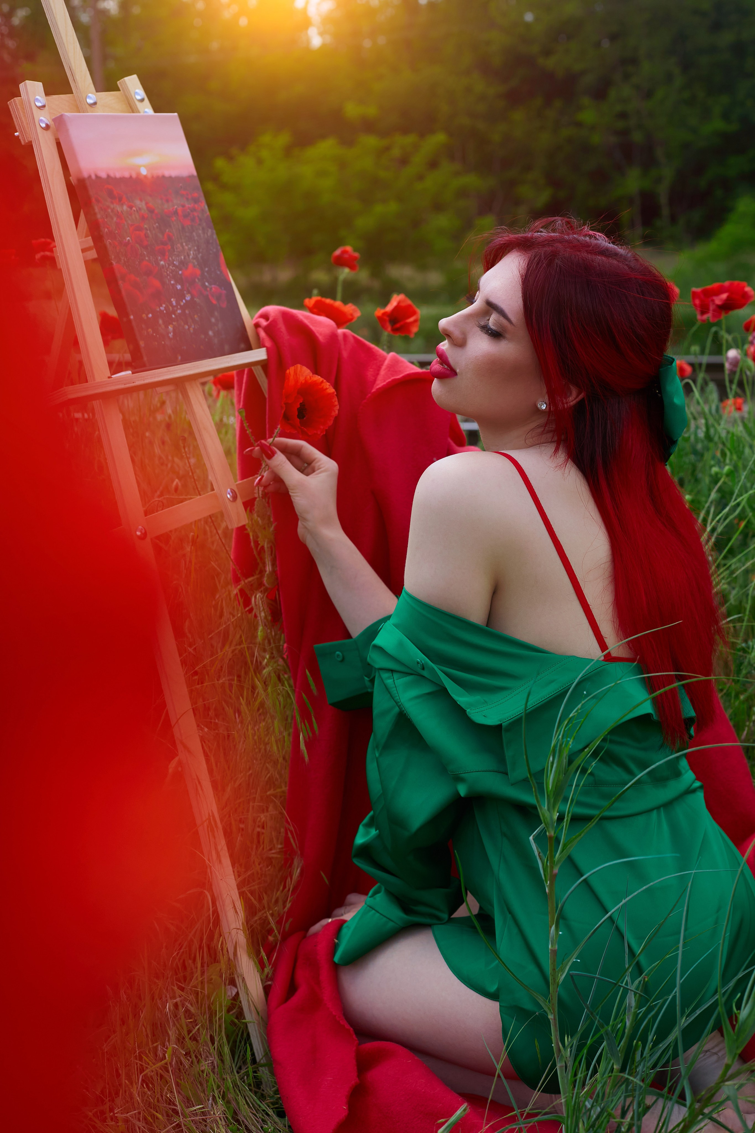 «Картина с маками». Свадебный и креативный фотограф в ЮФО и МСК