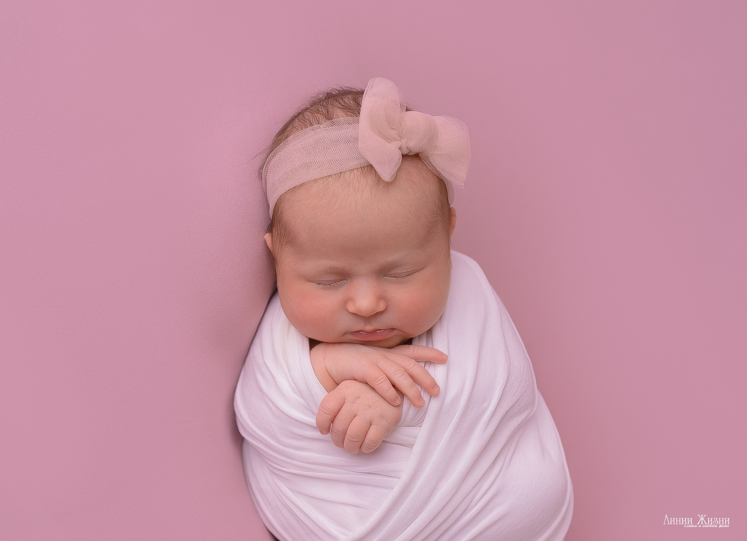 Верочка 23 дня. Фотограф новорожденных в Нижнем Новгороде Сергеева Оксана