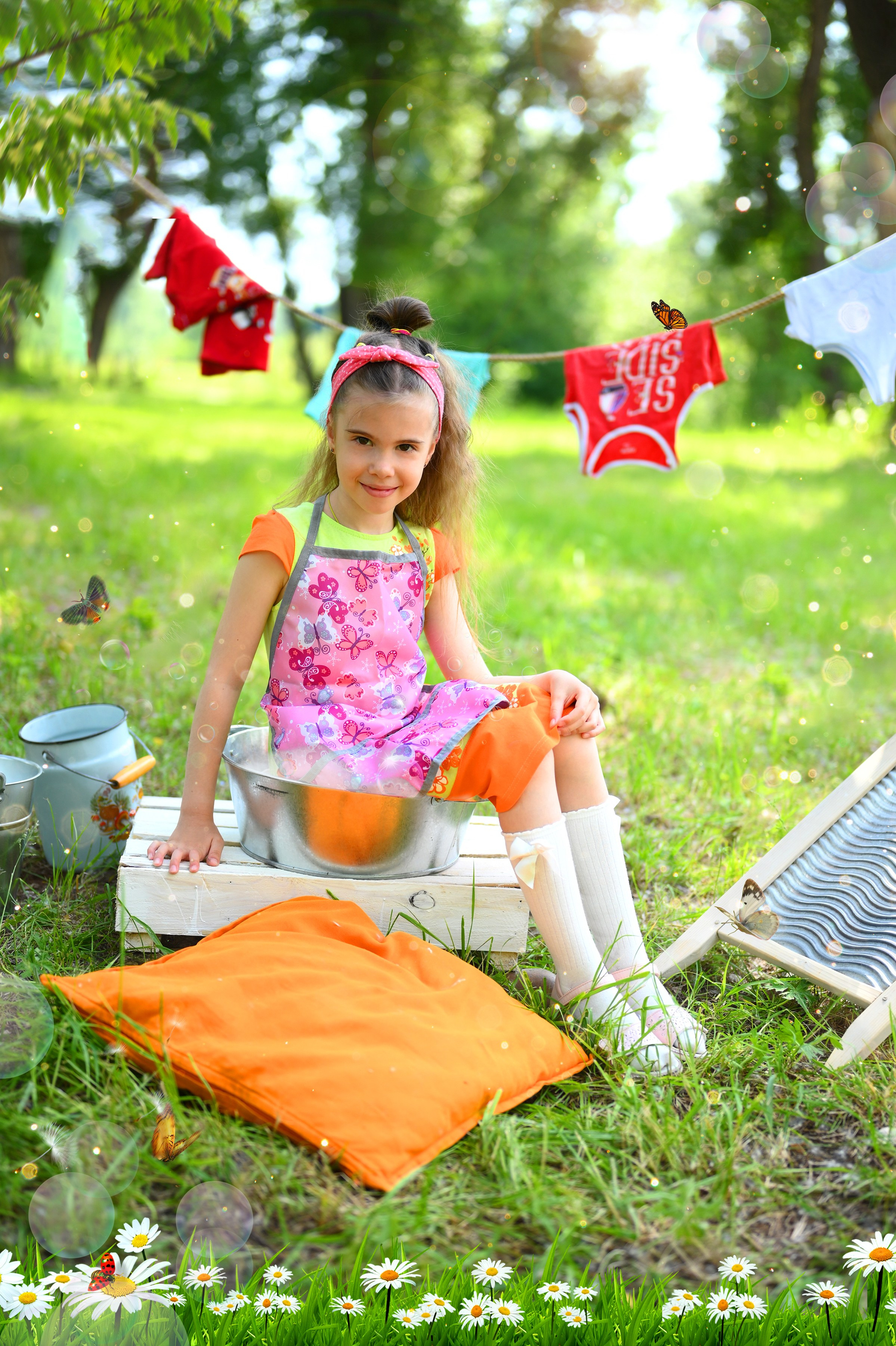 Ловец бабочек. ФотоАрт