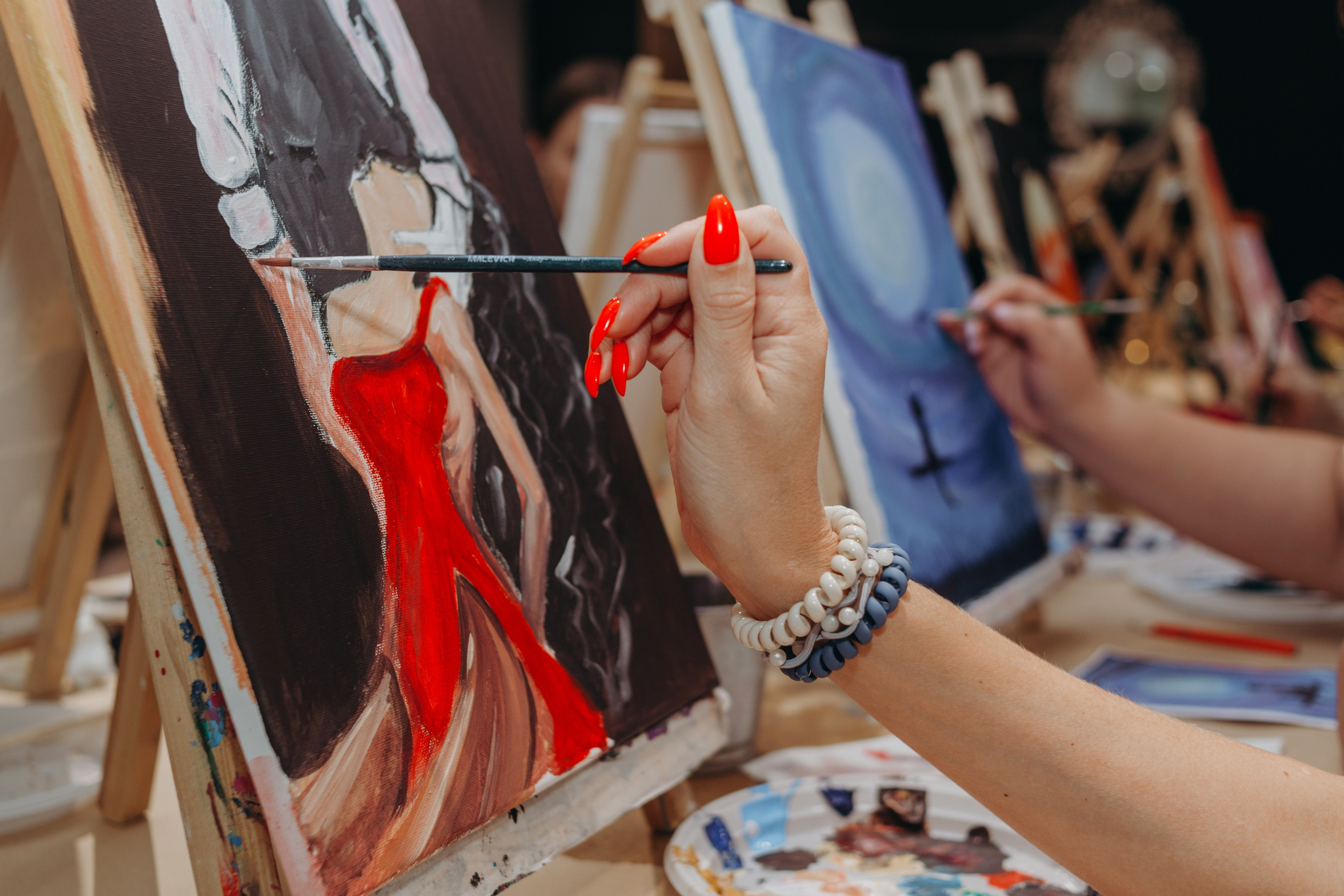 Мастер-класс по живописи. Семейный фотограф во Всеволожске и Санкт-Петербурге Юлия Капустина