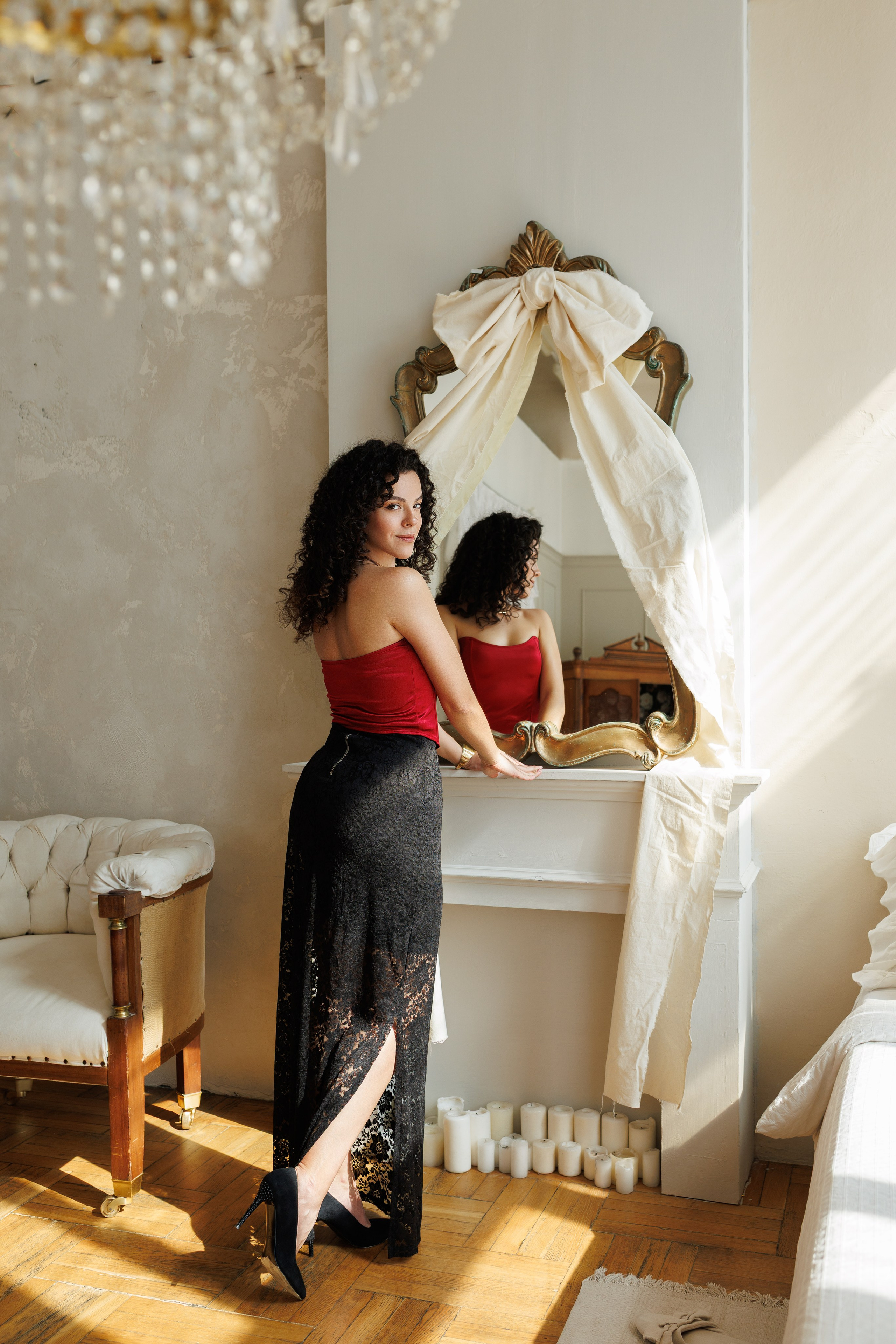 Женский портрет в студии. Фотограф Минск