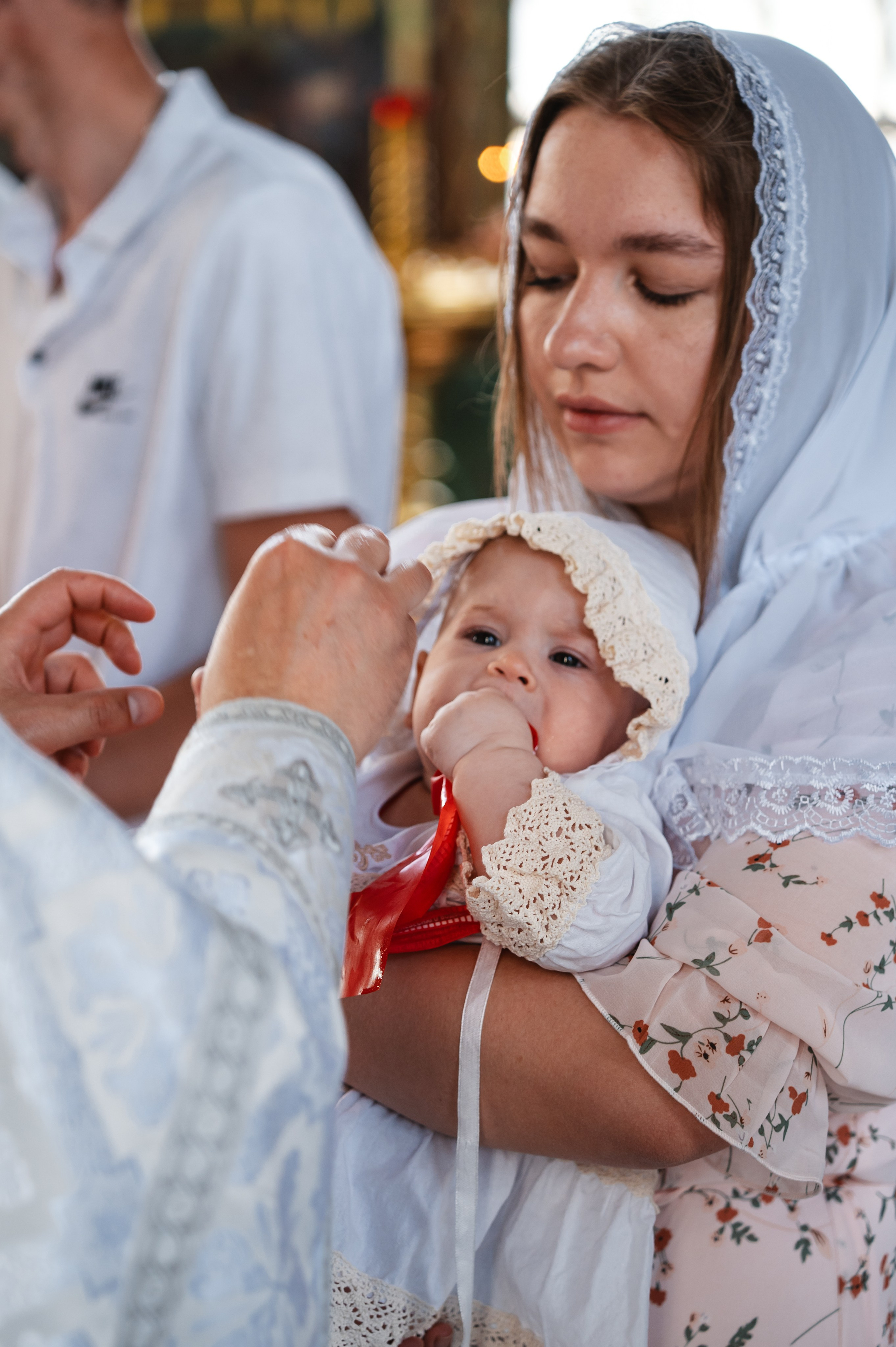 Таинство Крещения Дарьи (Храм Преполовения Пятидесятницы). Фотограф Ярута Оксана / Ростов-на-Дону