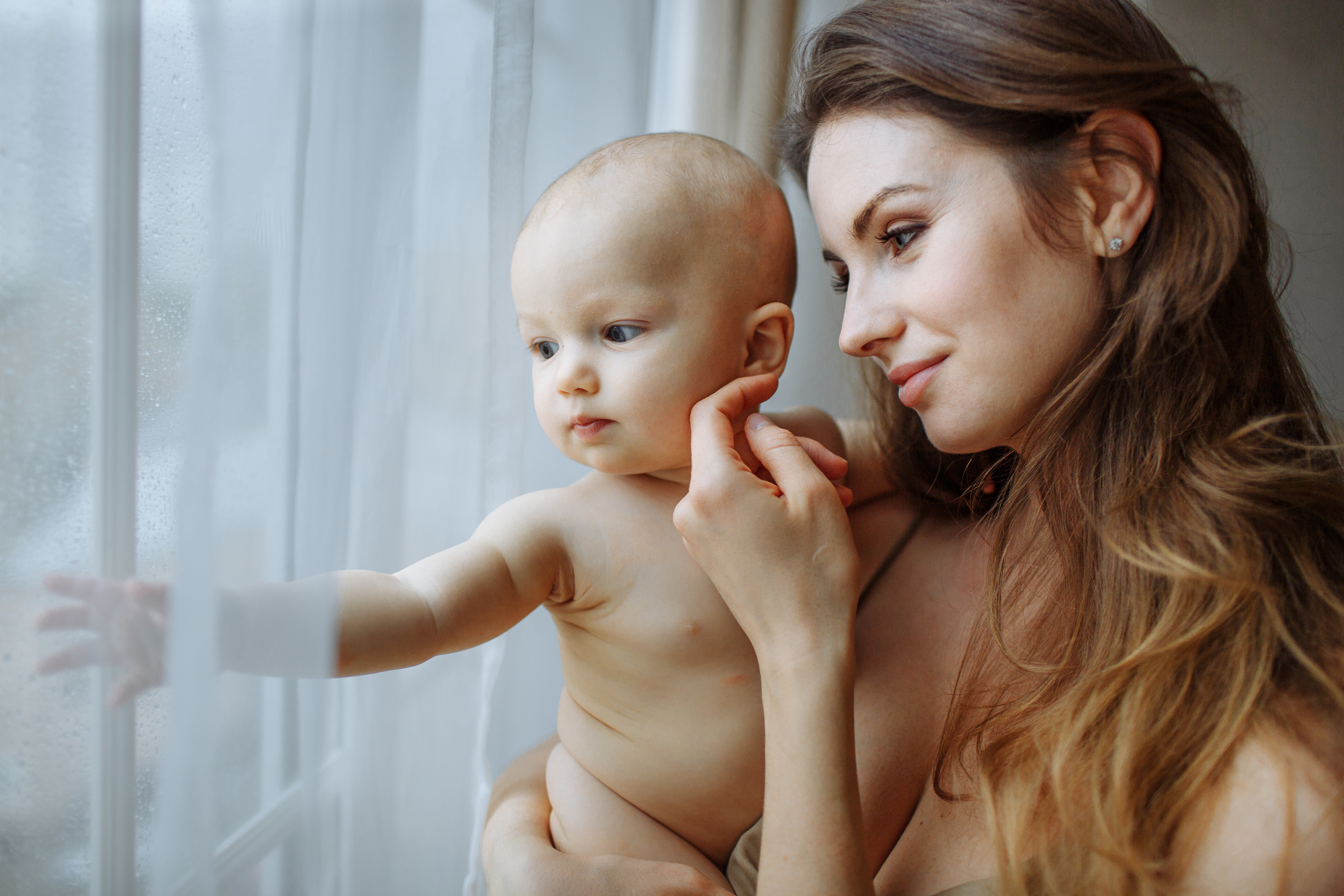 Съёмка таинства кормления