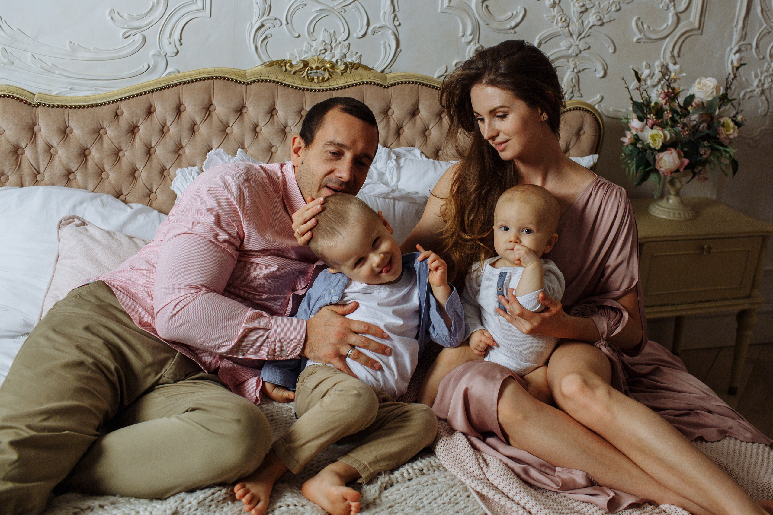 Съёмка таинства кормления