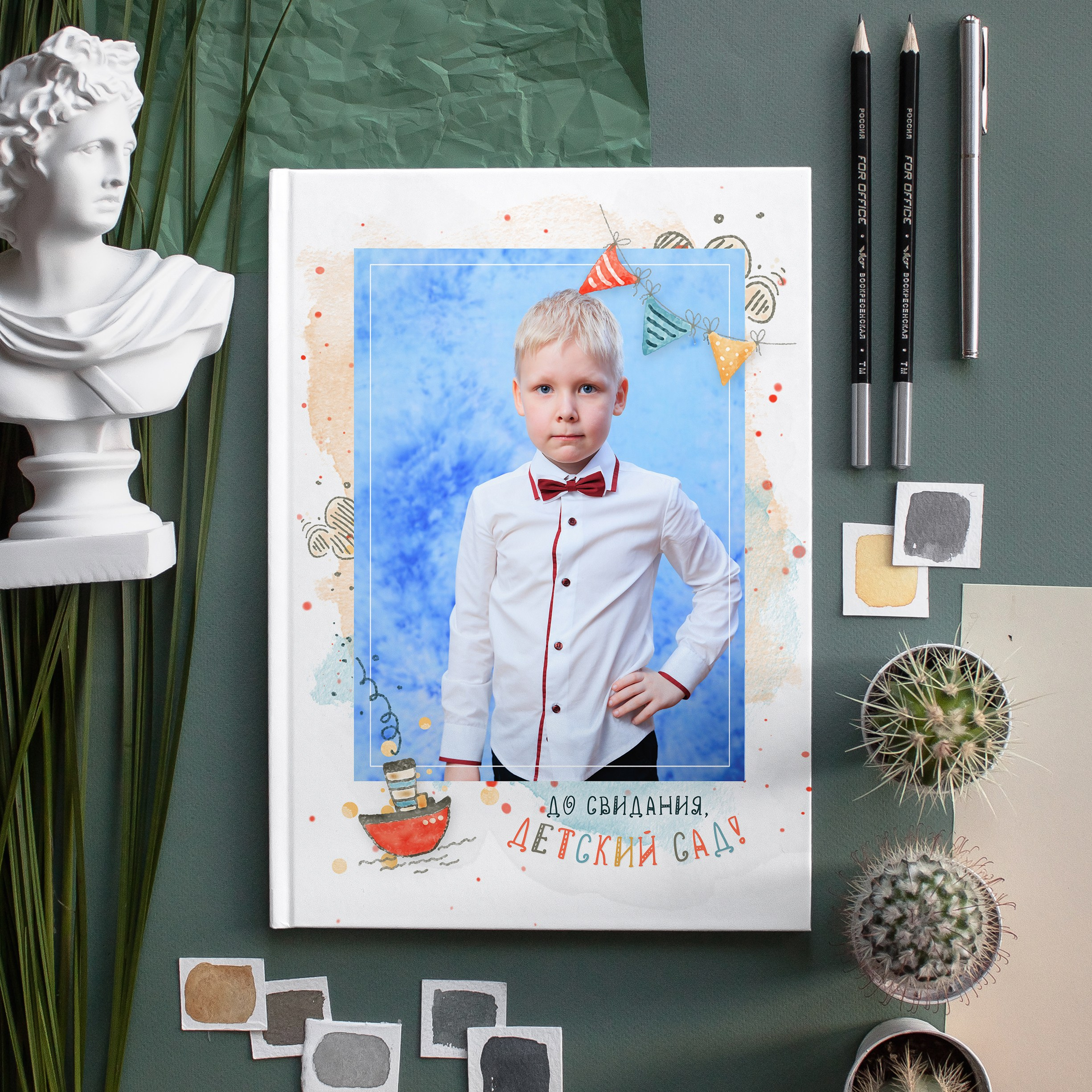 ЛАЙТ 3 разворота. Выпускные альбомы для детского сада и школы в Москве