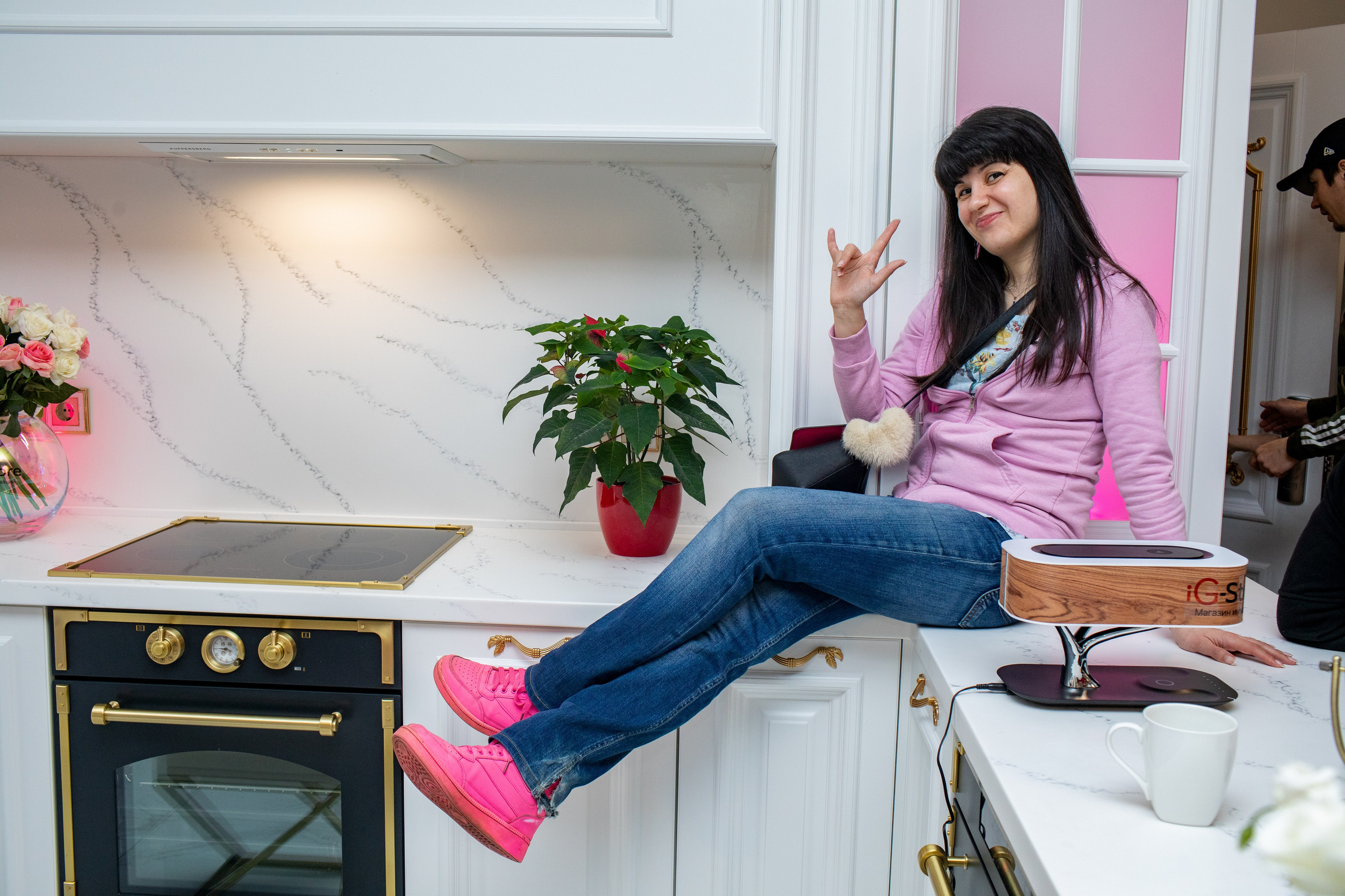 Съемка клипа Анни Калашниковой «Не ври мне в Риме». Art photographer Nino