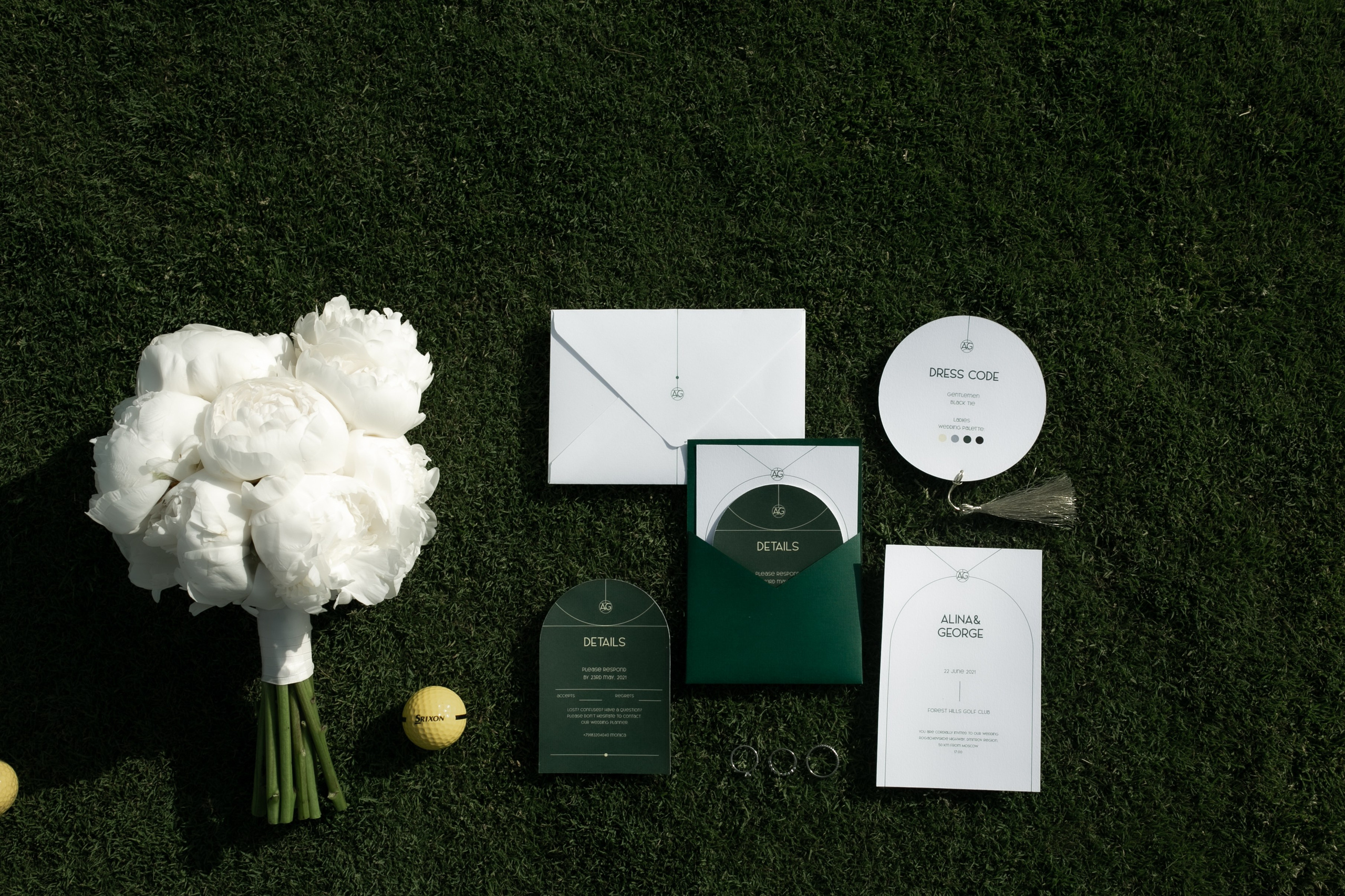 Alina & Georgy Golf Wed