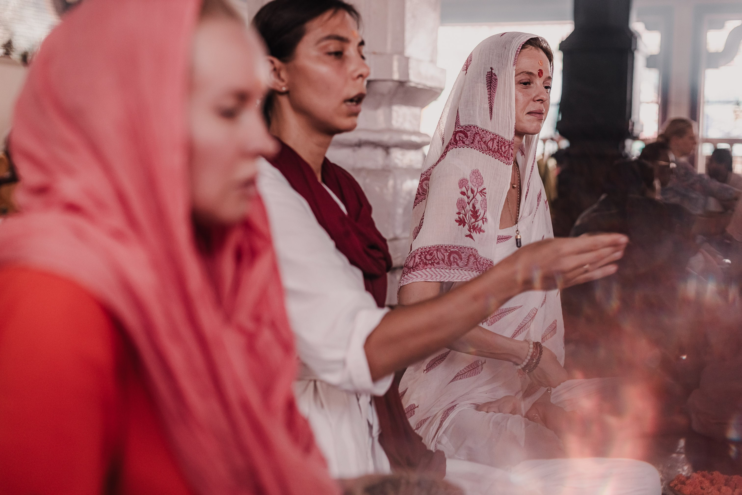Navaratri yajna at Devraha Baba Ji ashram. Мариам Багдасарян