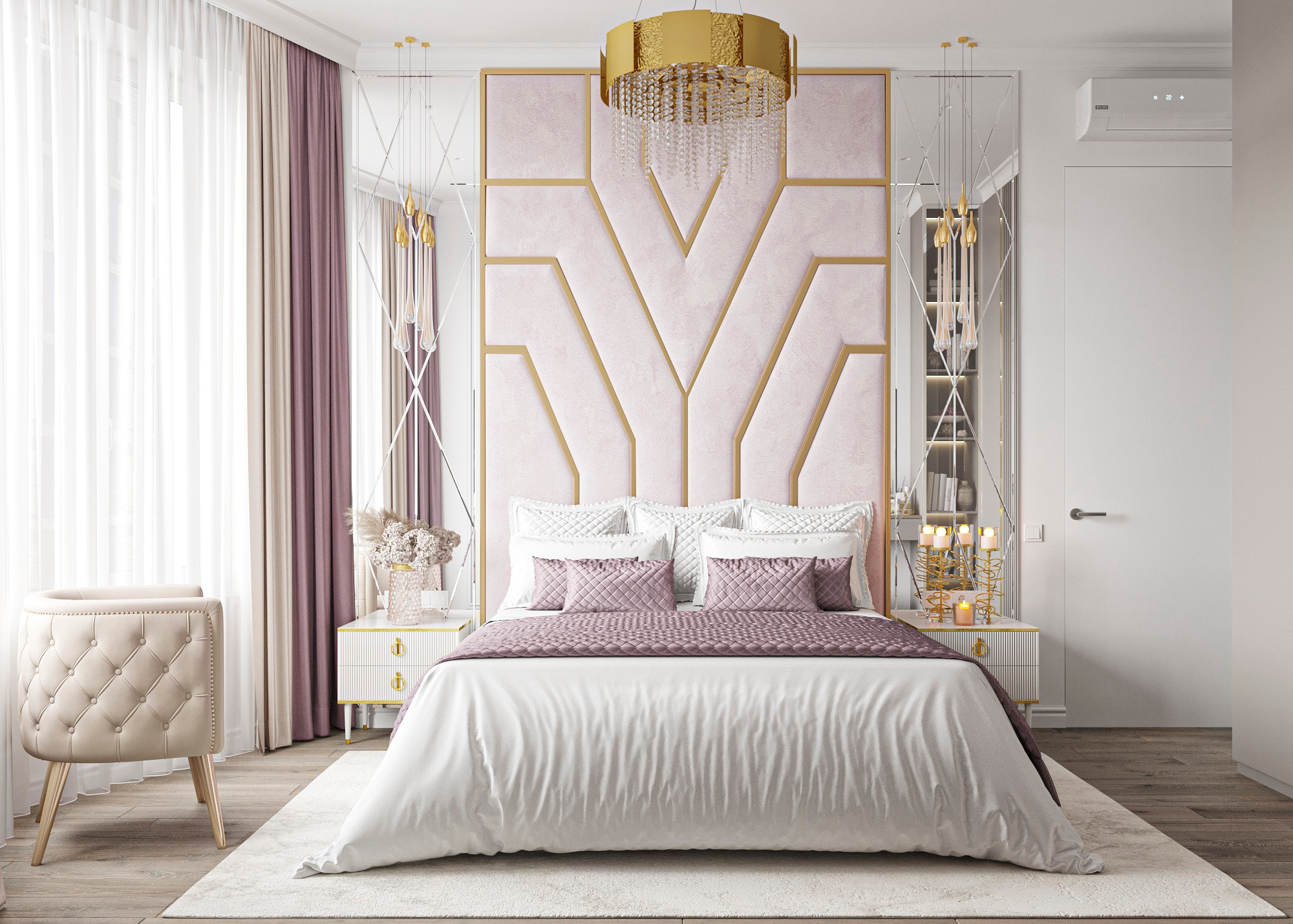 ЖК РИВЕР ПАРК (МОСКВА) 63 КВ.М. Irina Balykina — Interior 3D Visualisation