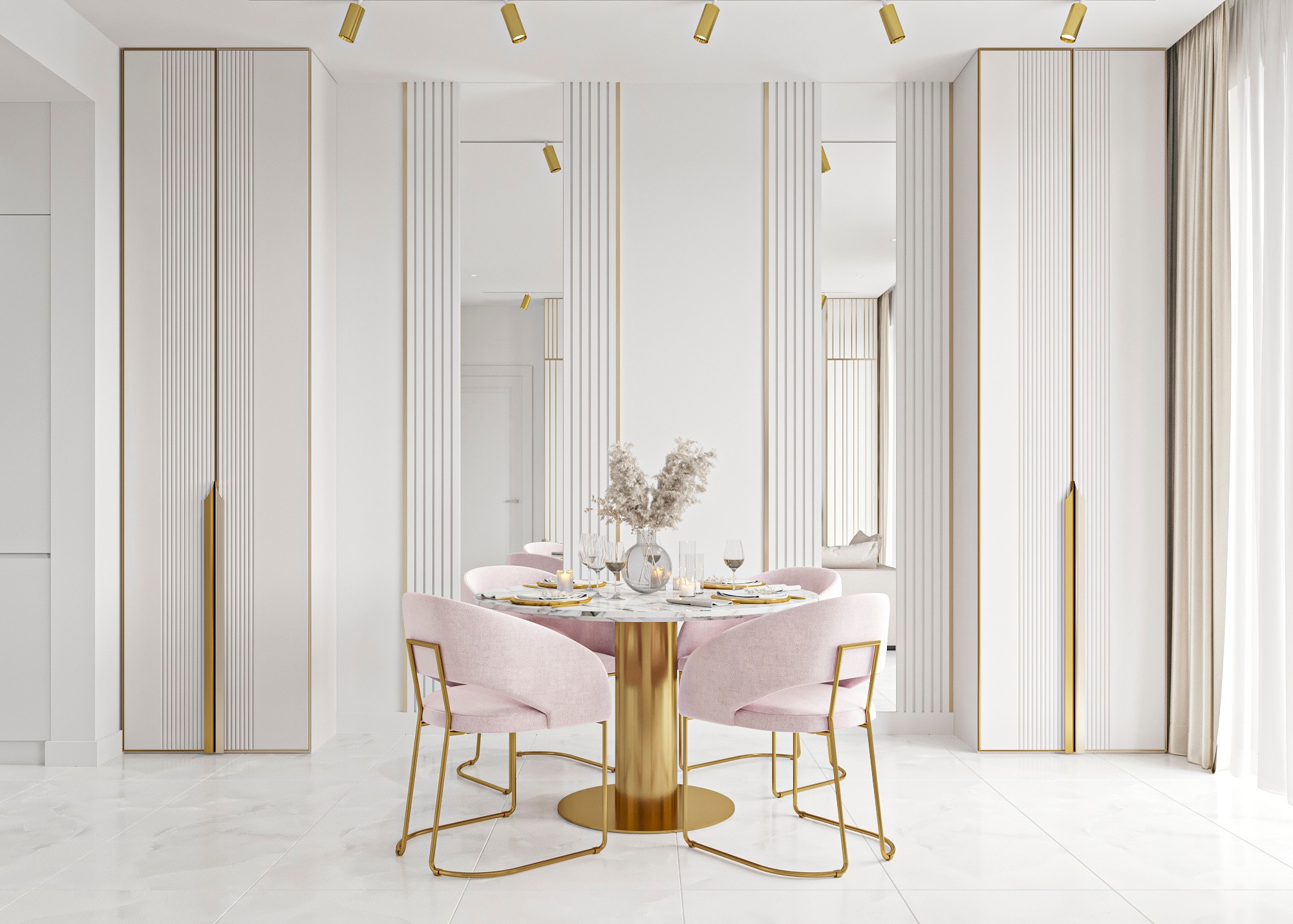 RESIDENCE PRIME PARK 3, MOSCA. Irina Balykina — Interior 3D Visualisation