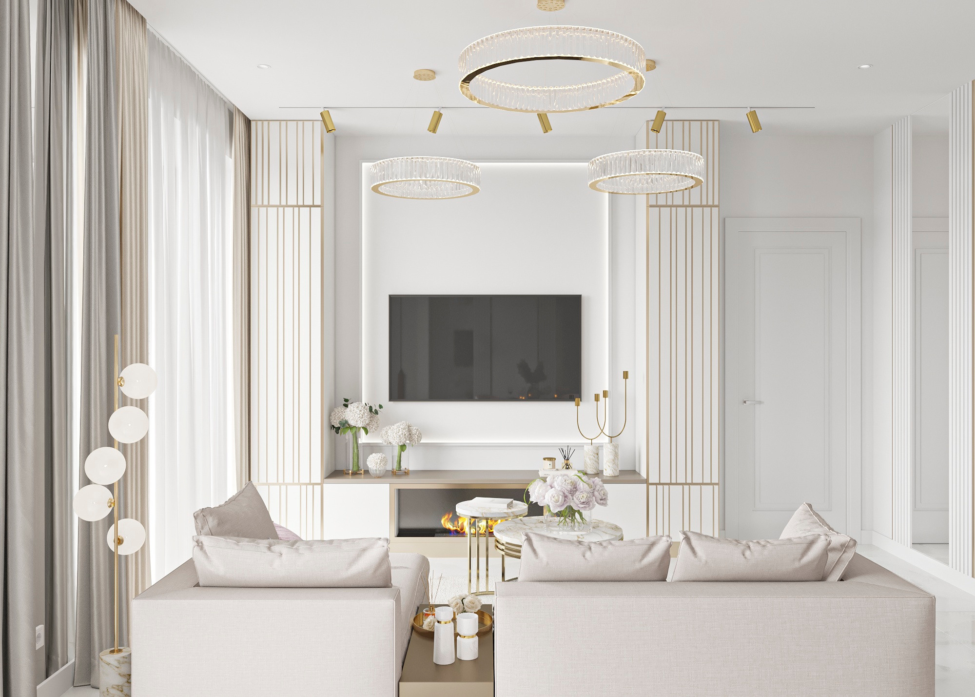 RESIDENCE PRIME PARK 3, MOSCA. Irina Balykina — Interior 3D Visualisation