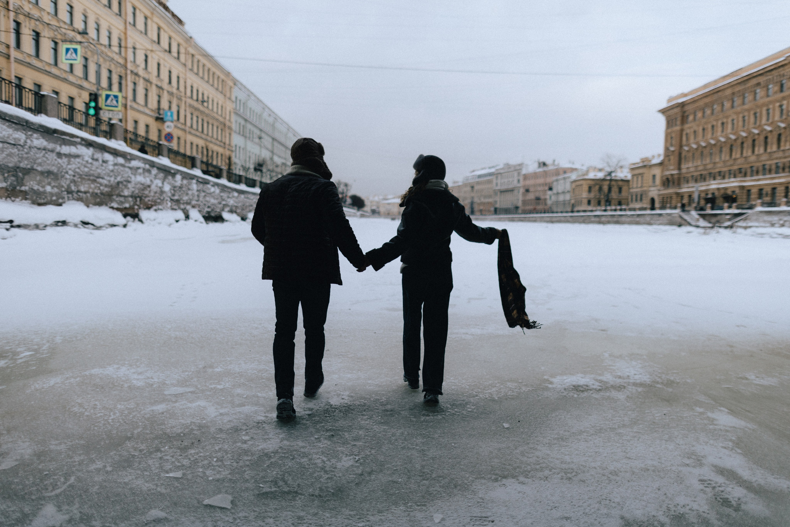 Зима на Фонтанке. Юлия Анисимова — свадебный и семейный фотограф в Санкт-Петербурге