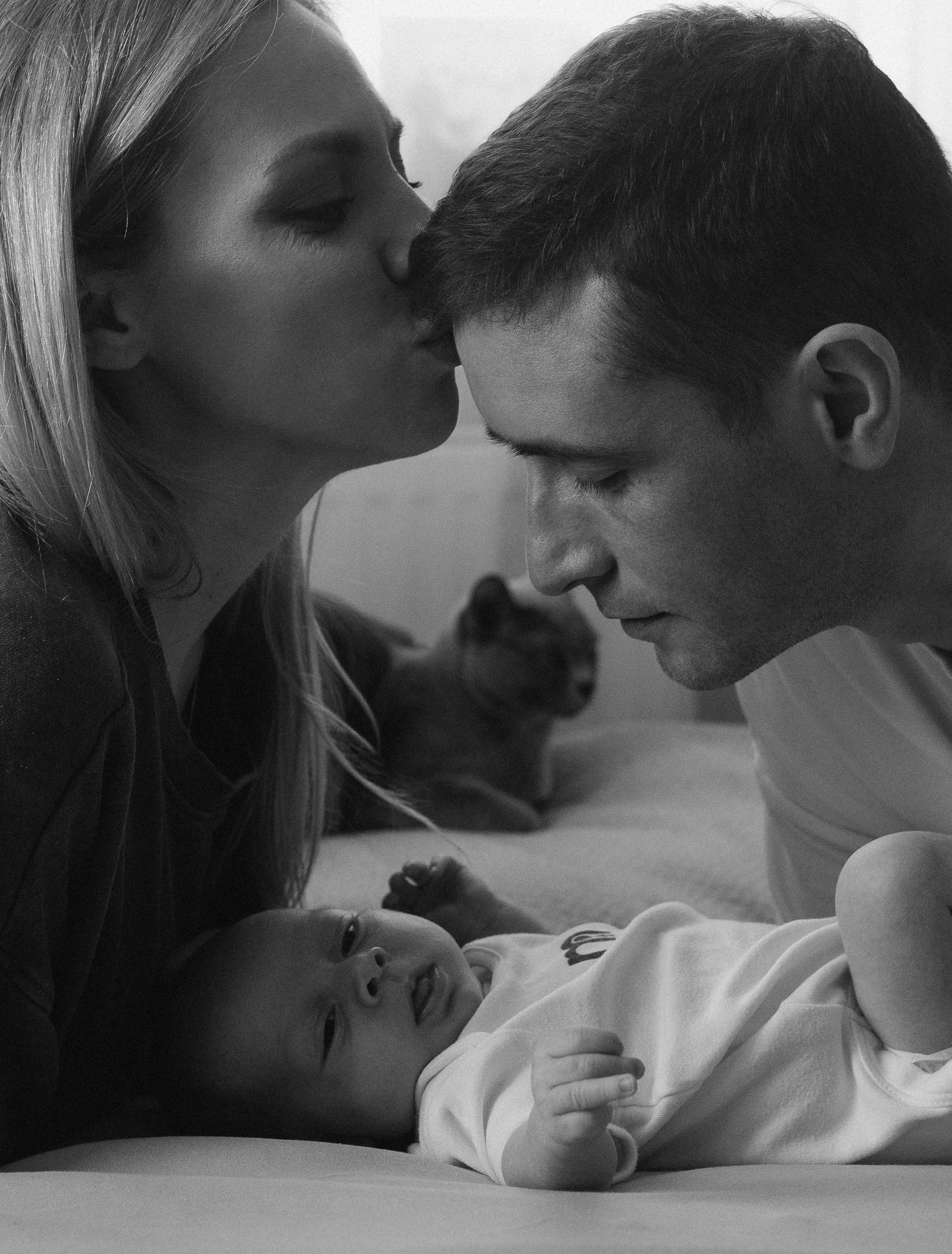 Домашняя фотосессия новорожденного. Семейный, ньюборн фотограф, фотограф на роды в Москве, Виктория Тюльдюкова