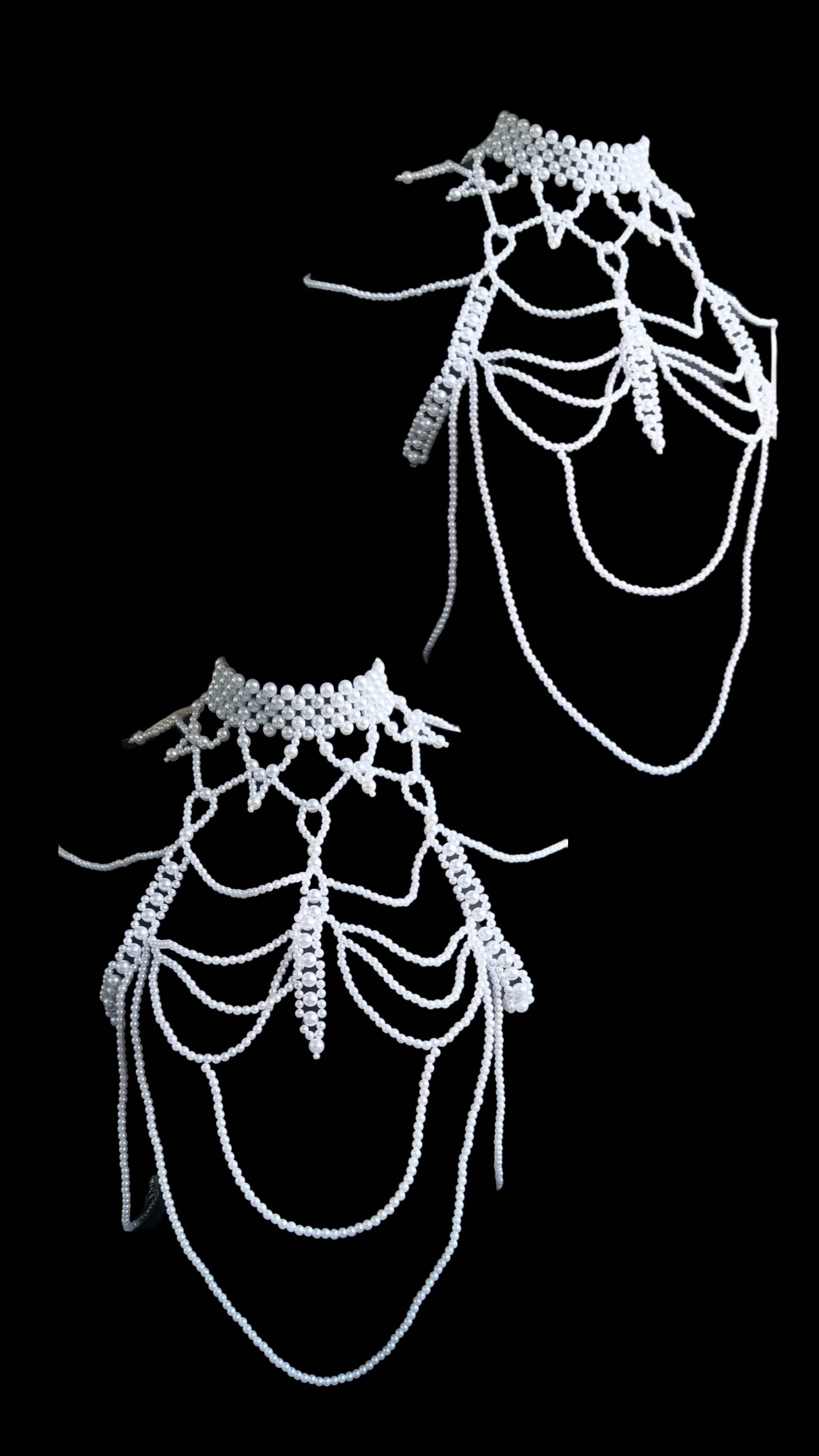 Украшение для тела из жемчуга для фотосессии Москва