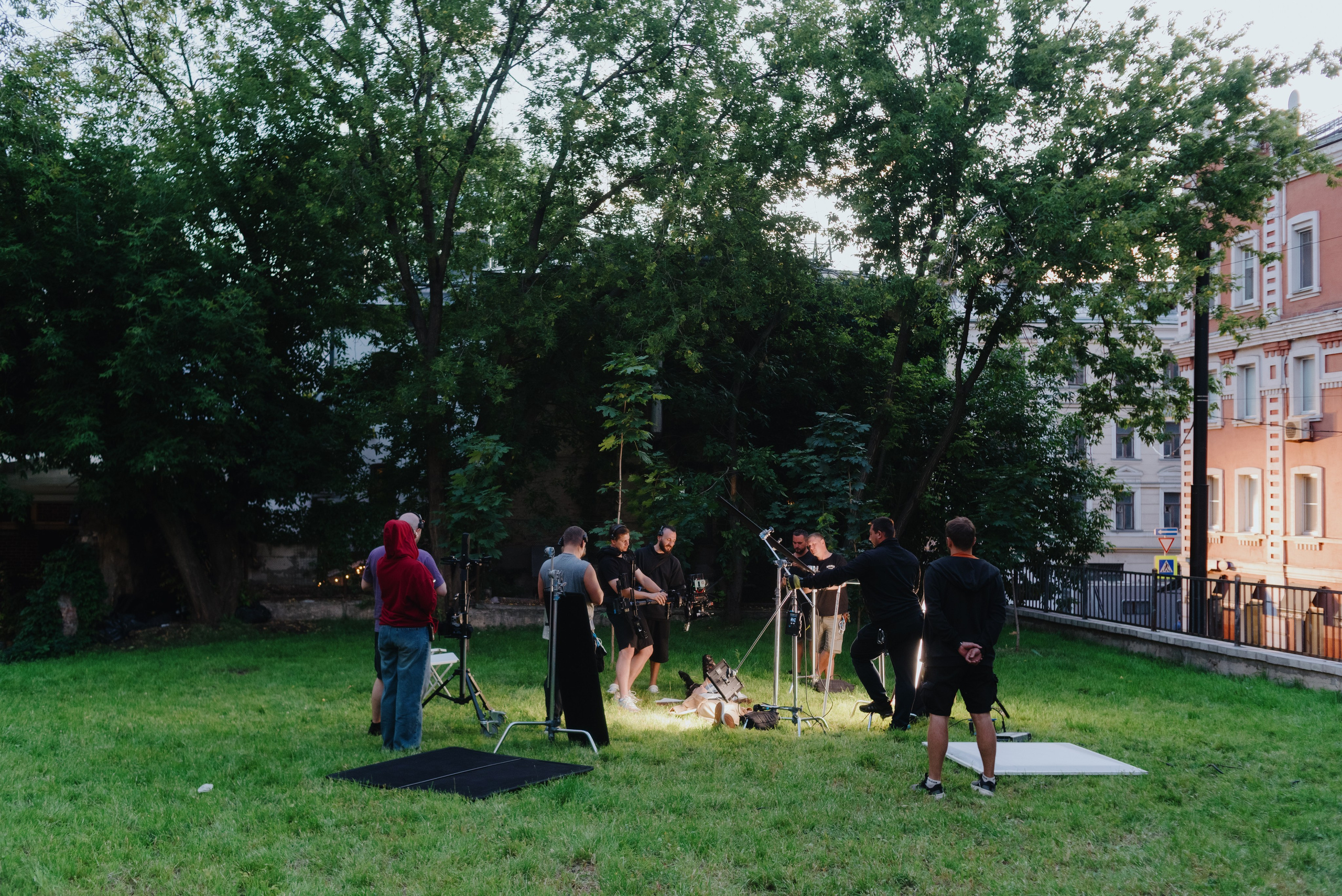 Бэкстейдж съемки клипа. Фотограф в Москве